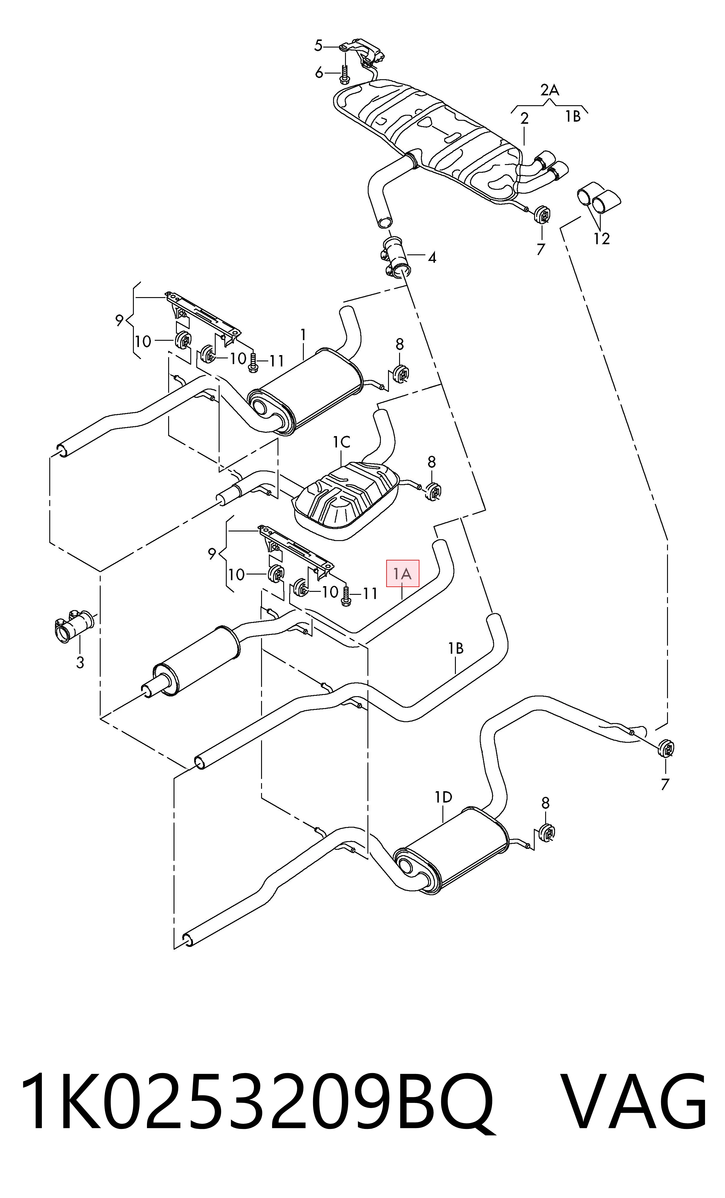 FP6205G22 Polmostrow Глушитель, передняя часть