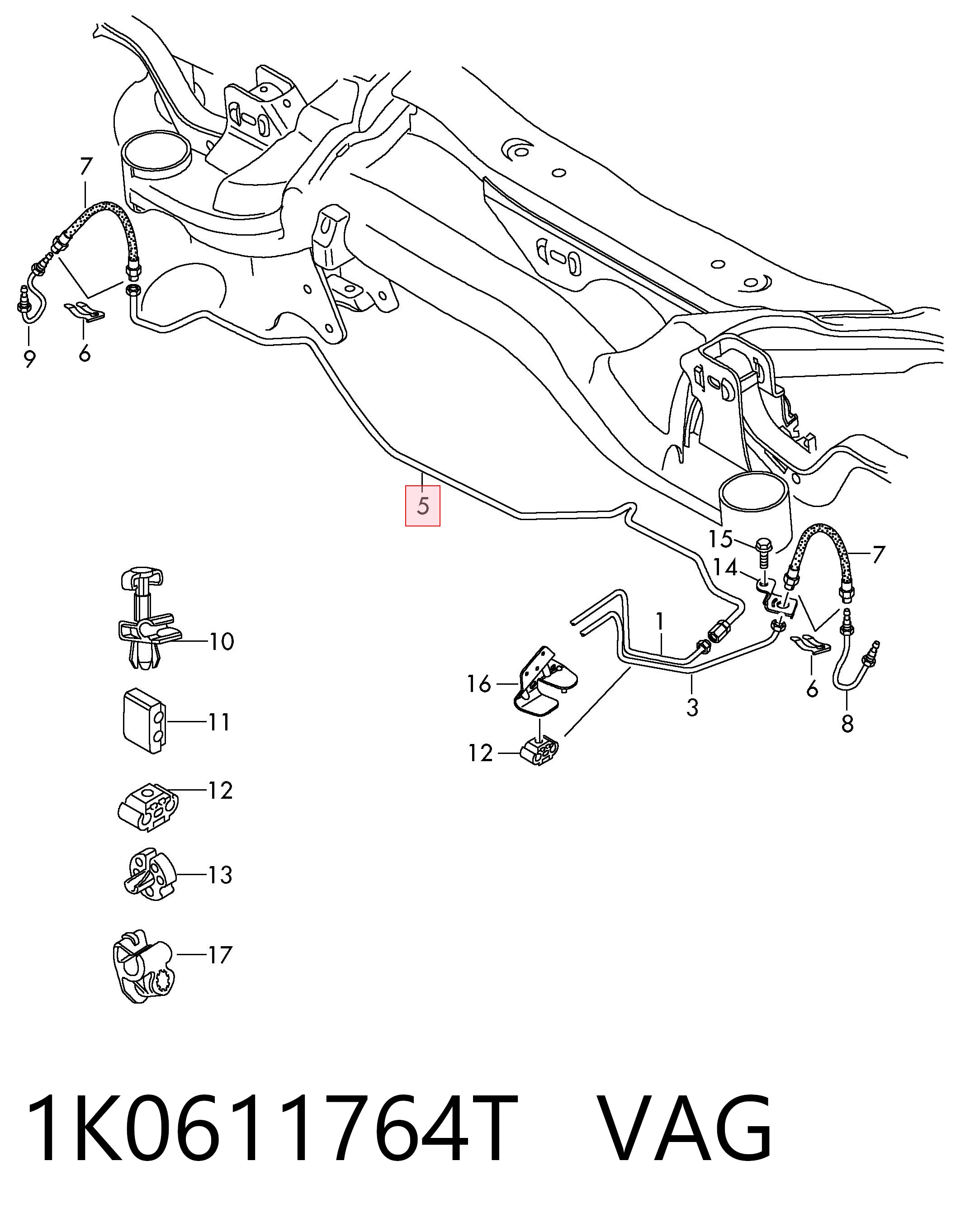 1K0611764T VAG