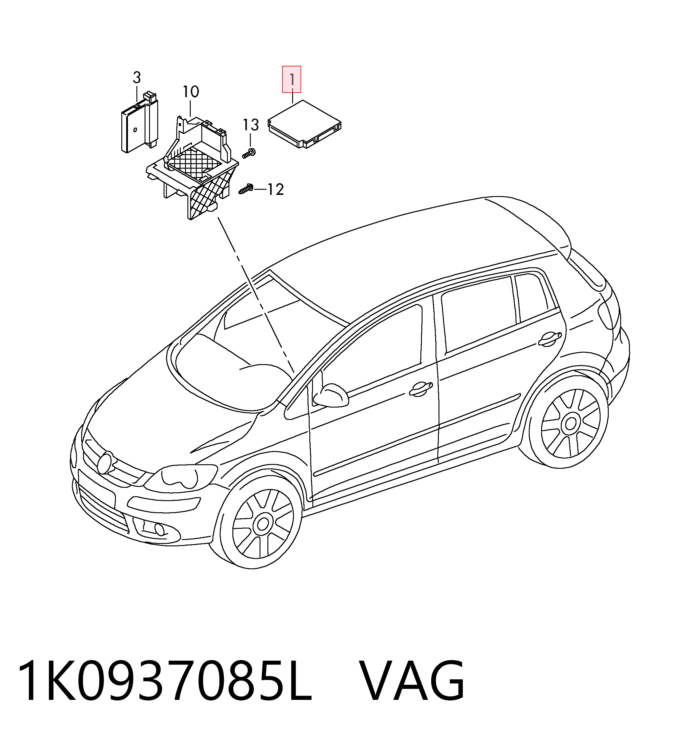 Блок комфорта Seat Altea XL минивэн (5P5, 5P8) (2006 - 2015) цена, от 42.37 USD