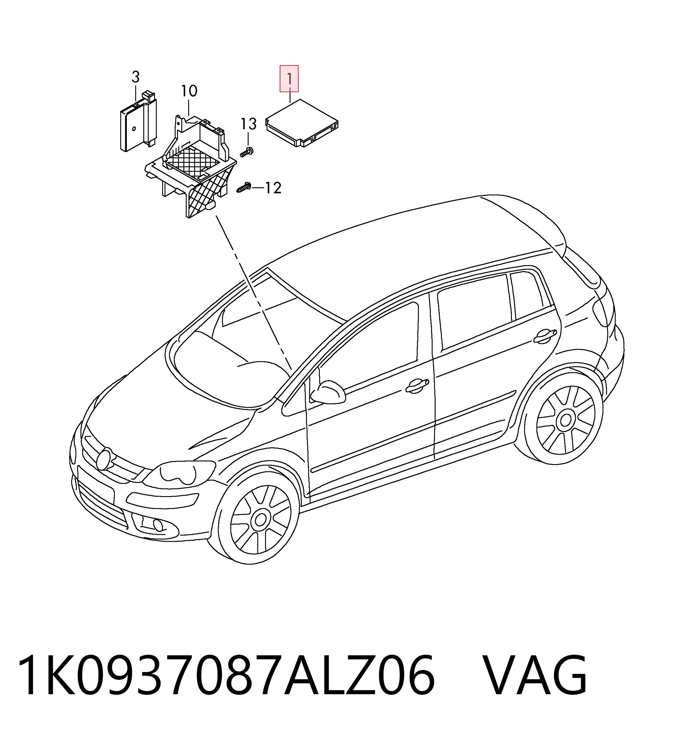 1K0937087ALZ06 VAG