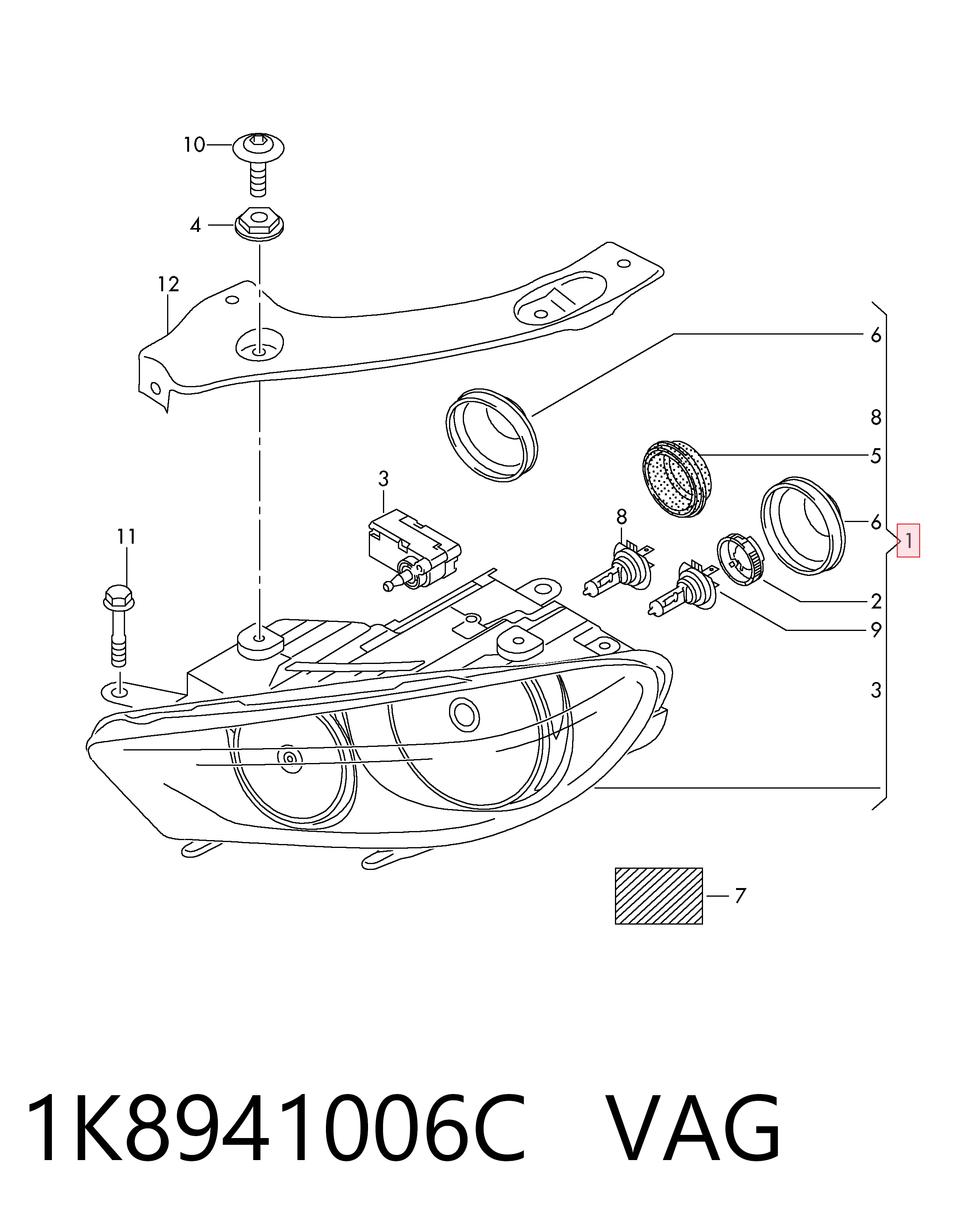 43655 VALEO Фара передняя правая