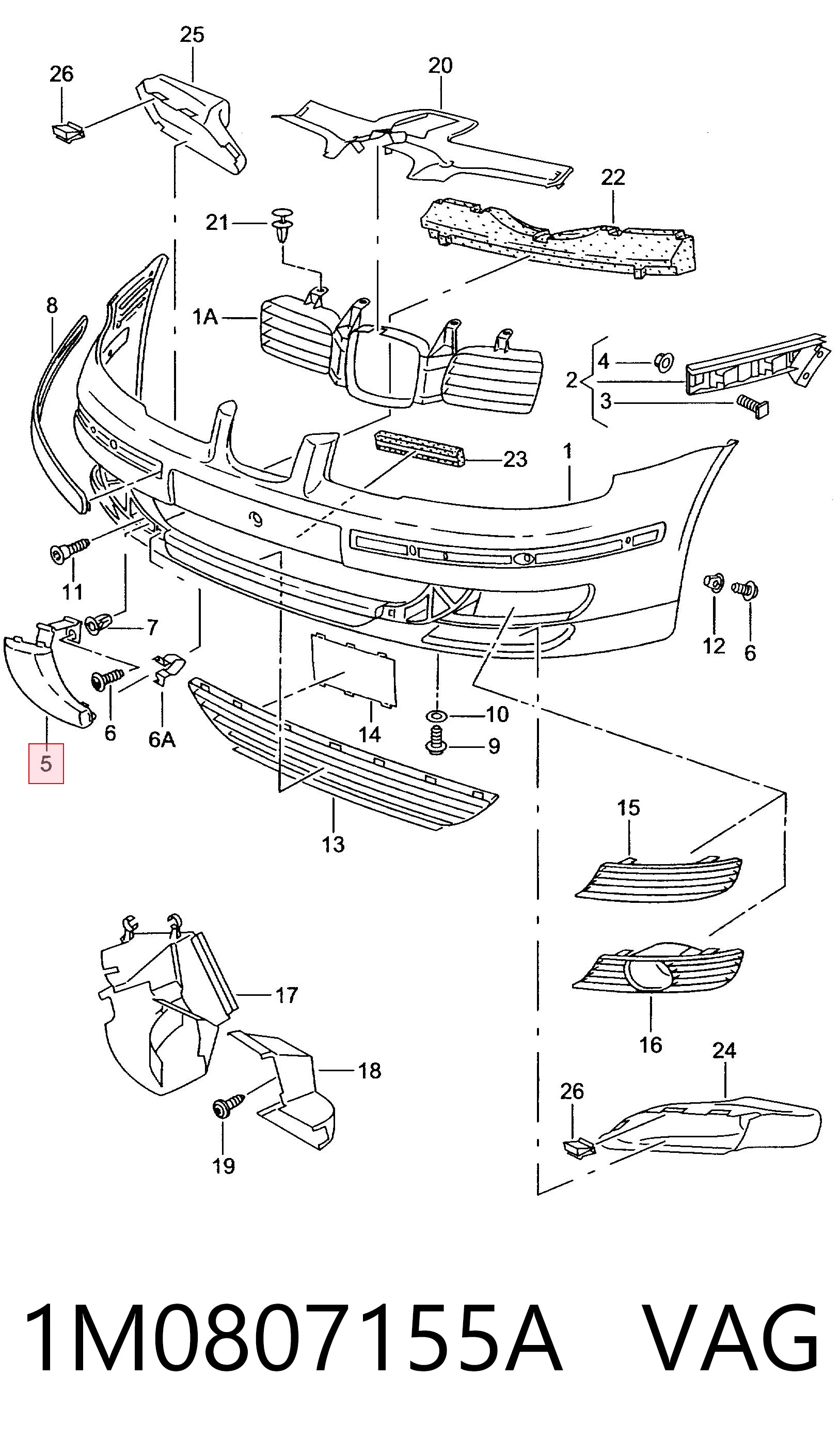 1M0807155A VAG