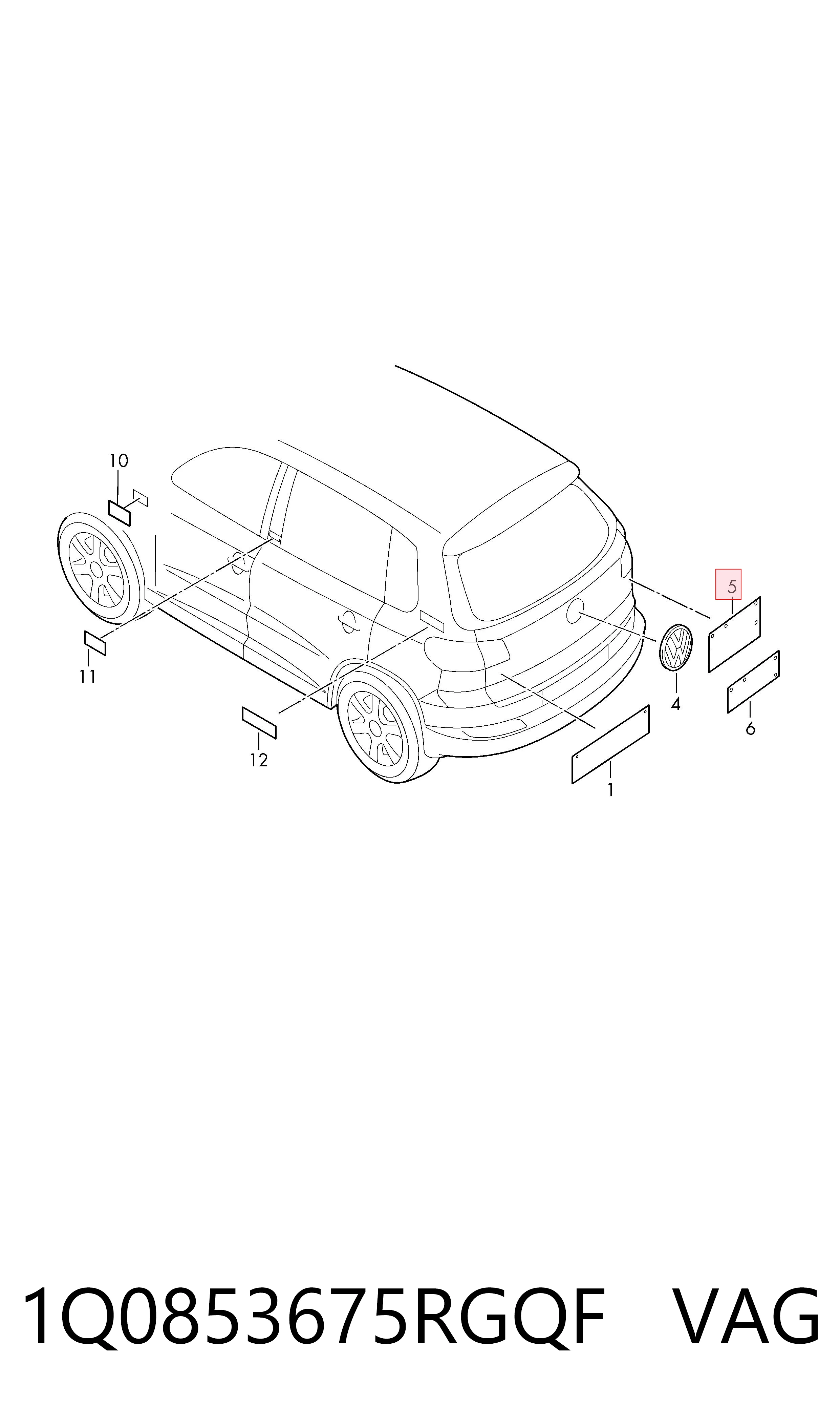  VAG 1Q0853675RGQF цена, от 8.86 USD