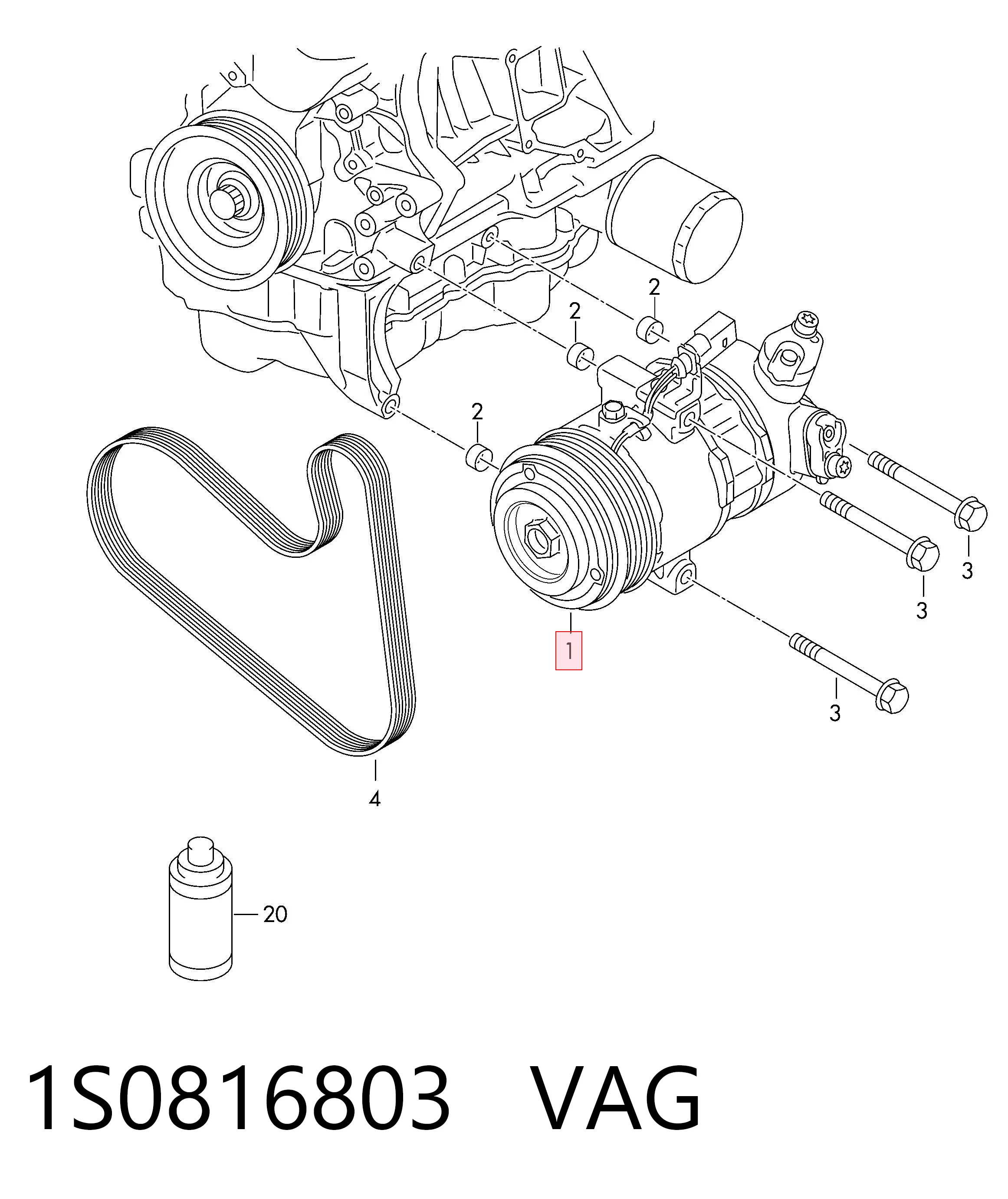 Купить NIS891034 Nissens Компрессор климатической установки