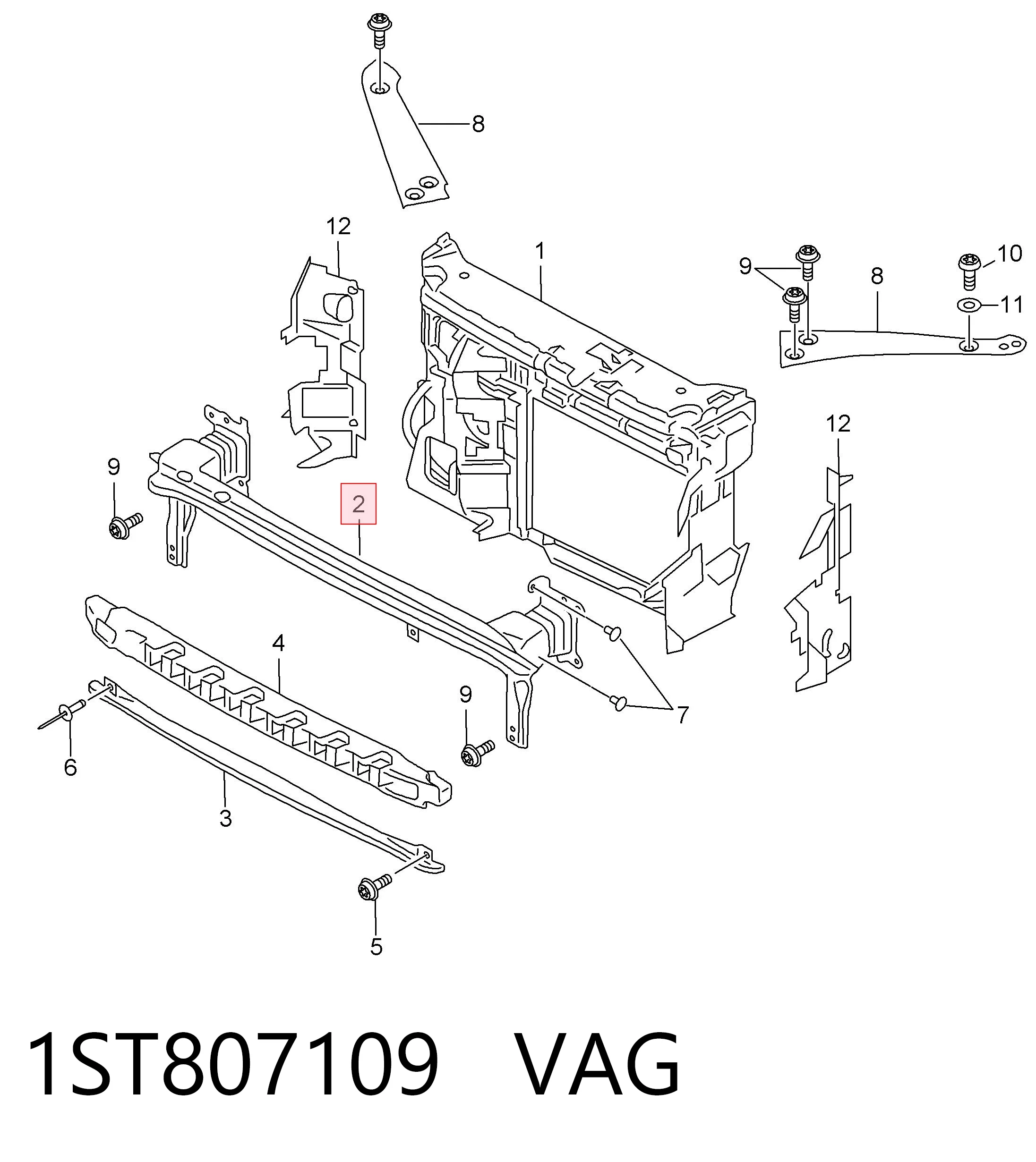 1ST807109 VAG 