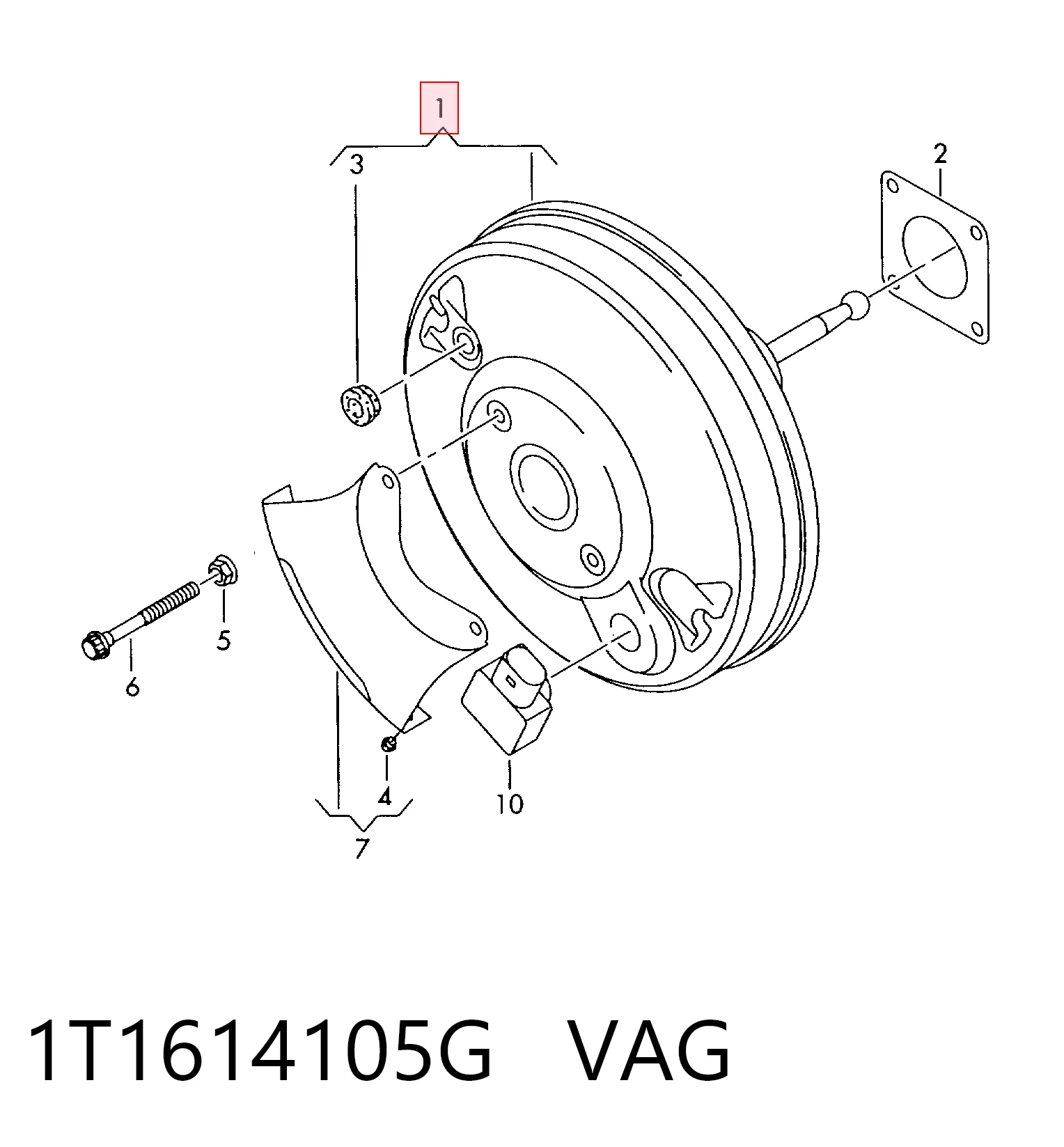 Вакуумник Volkswagen Caddy III универсал (2KB, 2KJ, 2CB, 2CJ) (2004 - 2015) цена, от 55.02 USD