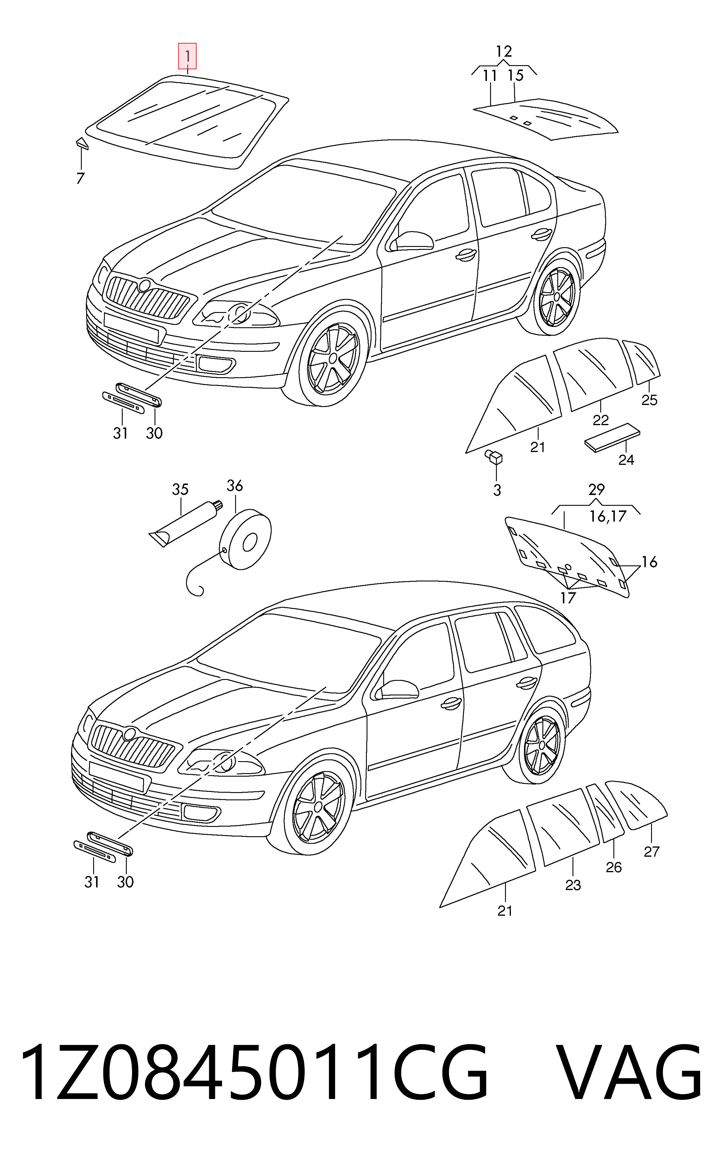 AB59999B Pilkington Автостекло