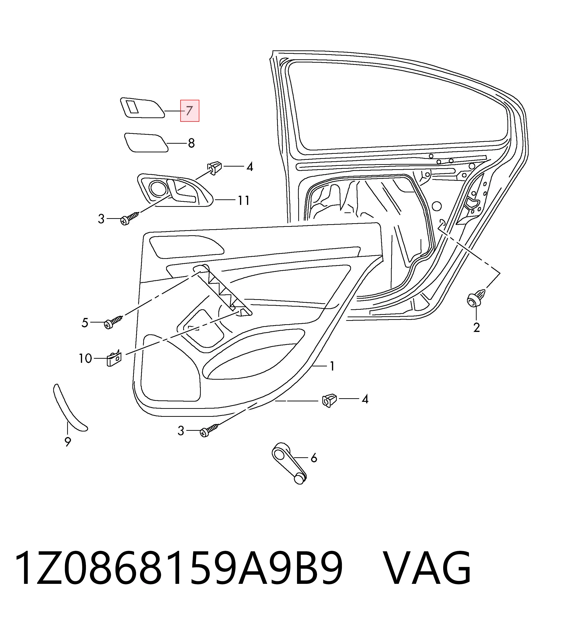 1Z0868159A9B9 VAG 