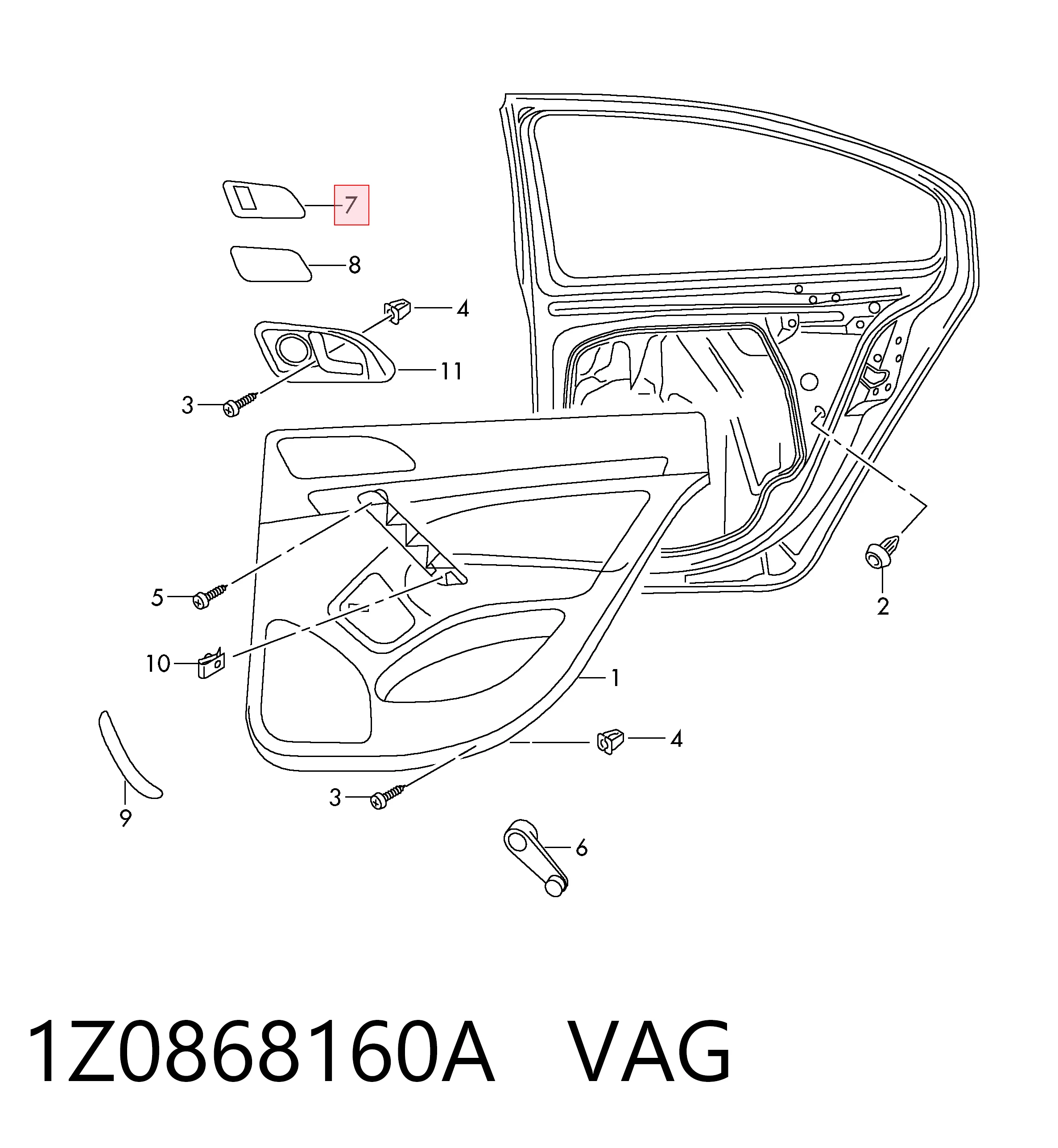 1Z0868160A VAG 
