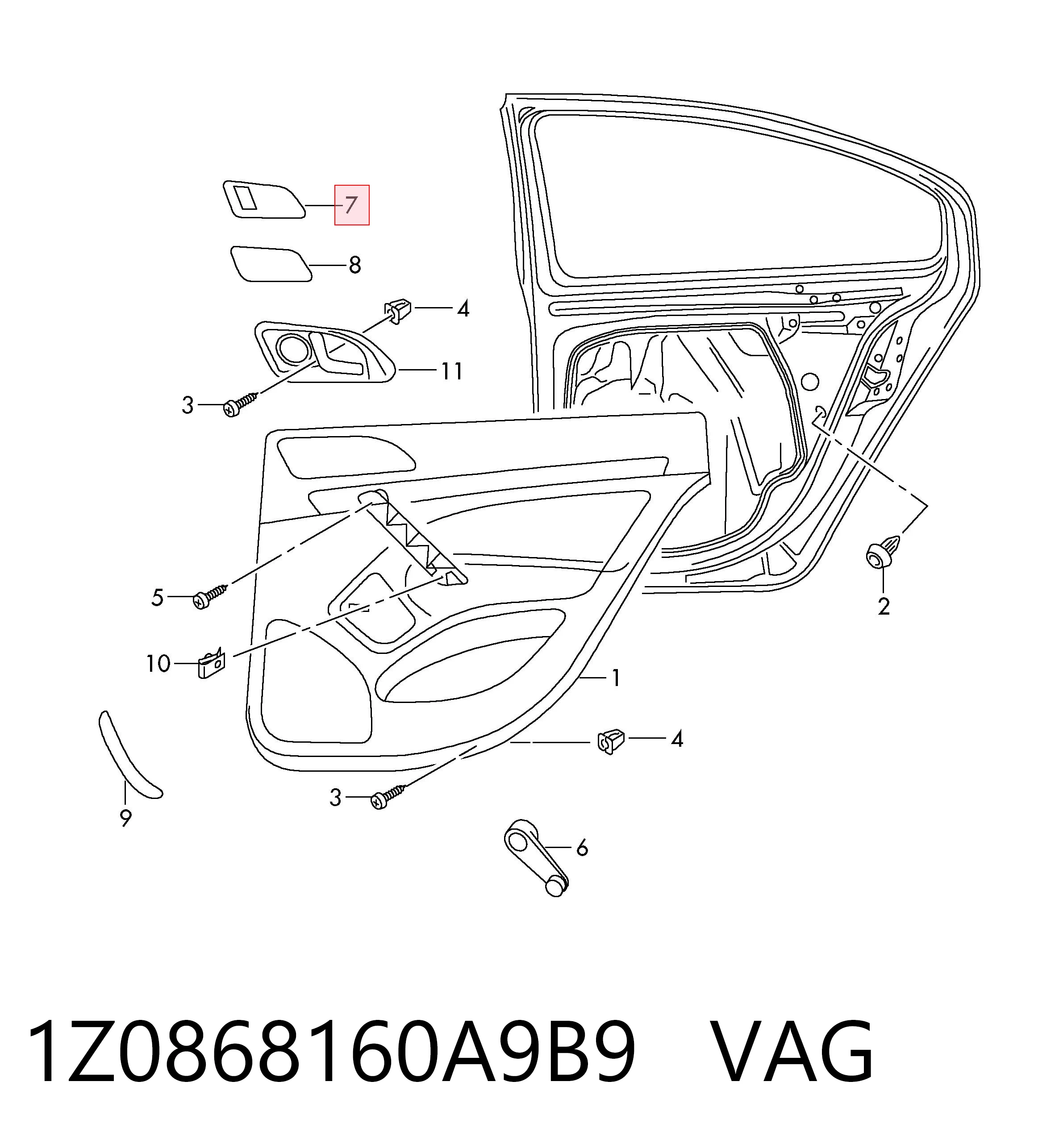 1Z0868160A9B9 VAG 