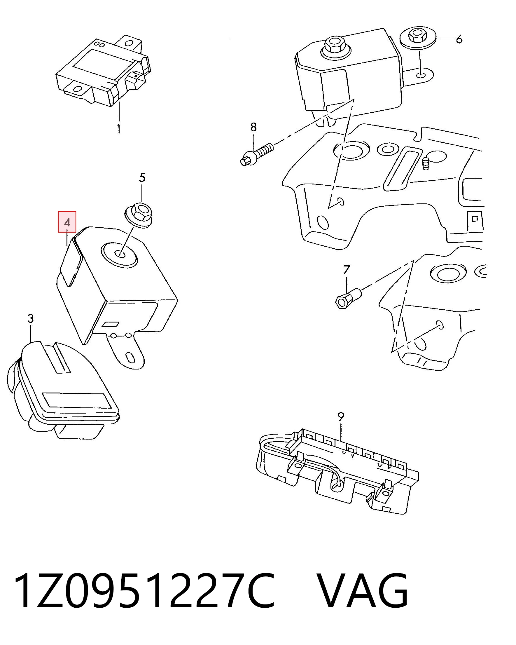 1Z0951227C VAG 