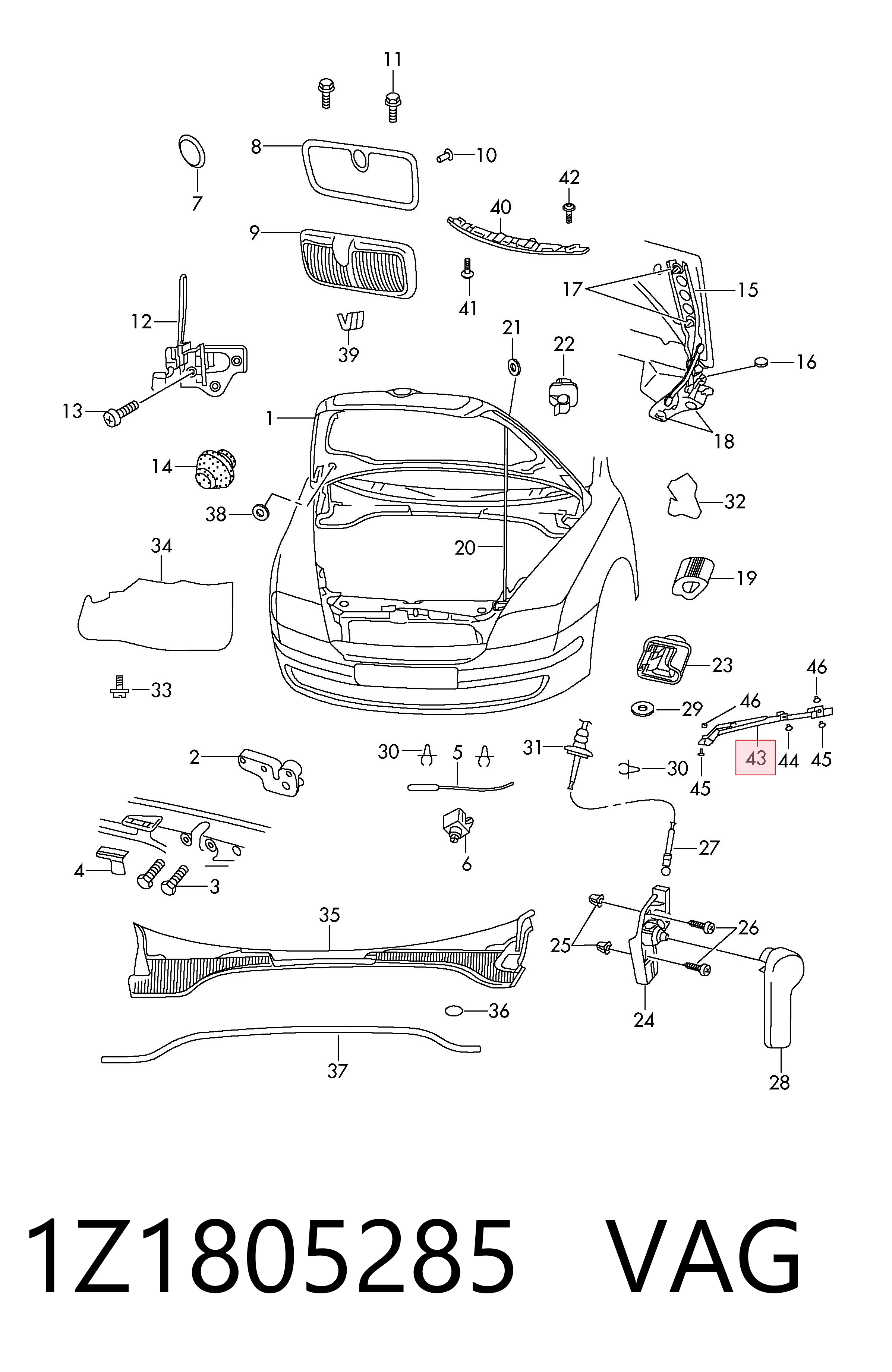 1Z1805285 VAG 