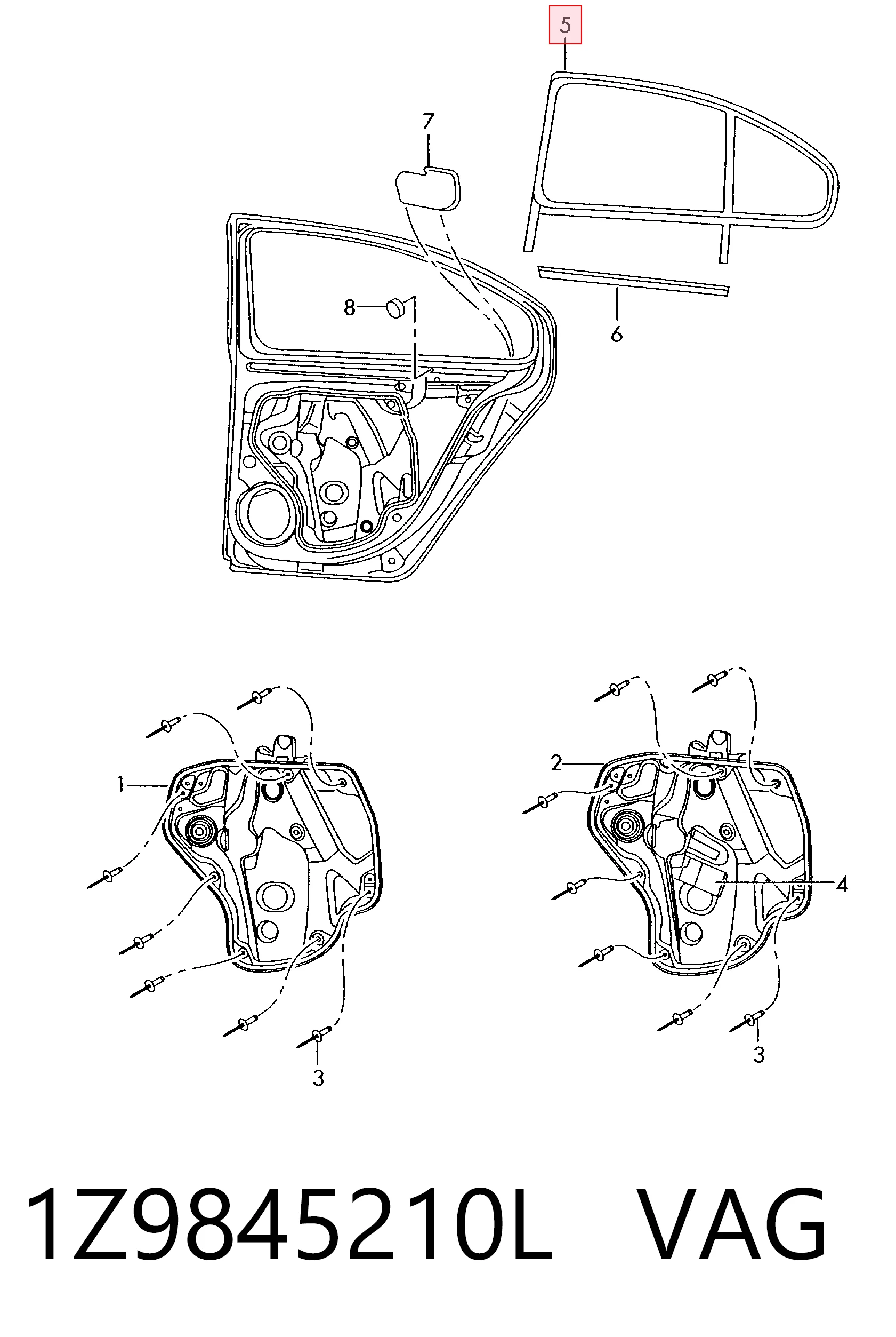  VAG 1Z9845210L цена, от 6.36 USD