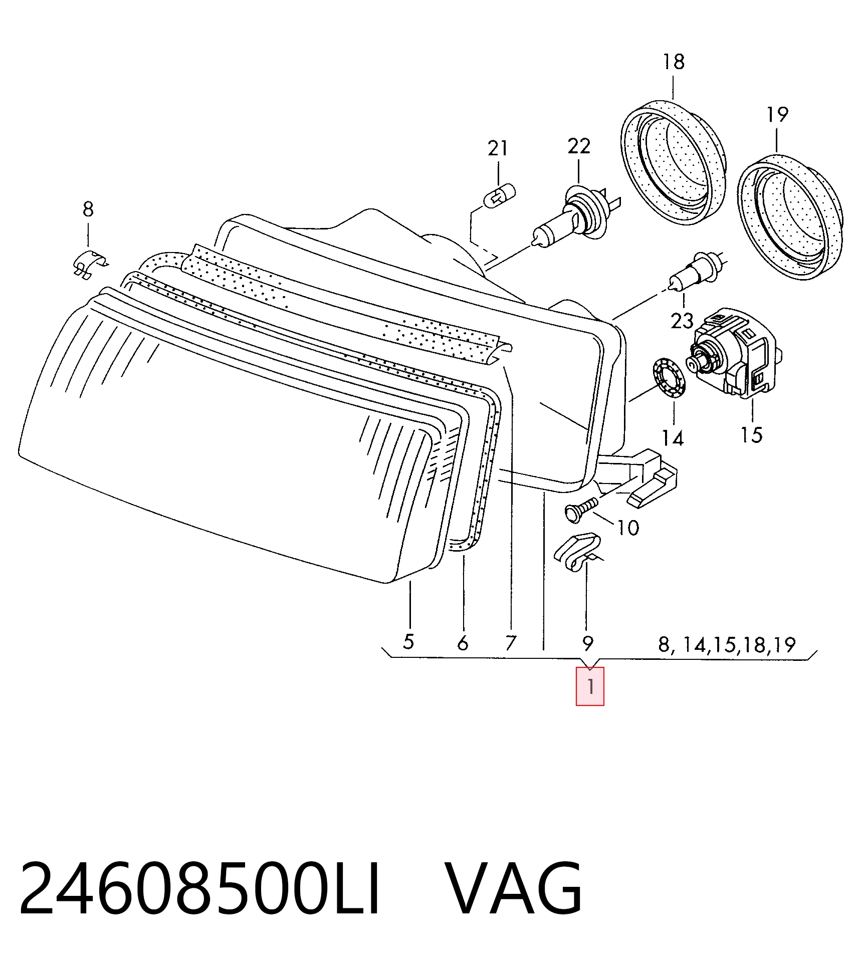 Купить FP6403R3T TYC Фара левая передняя