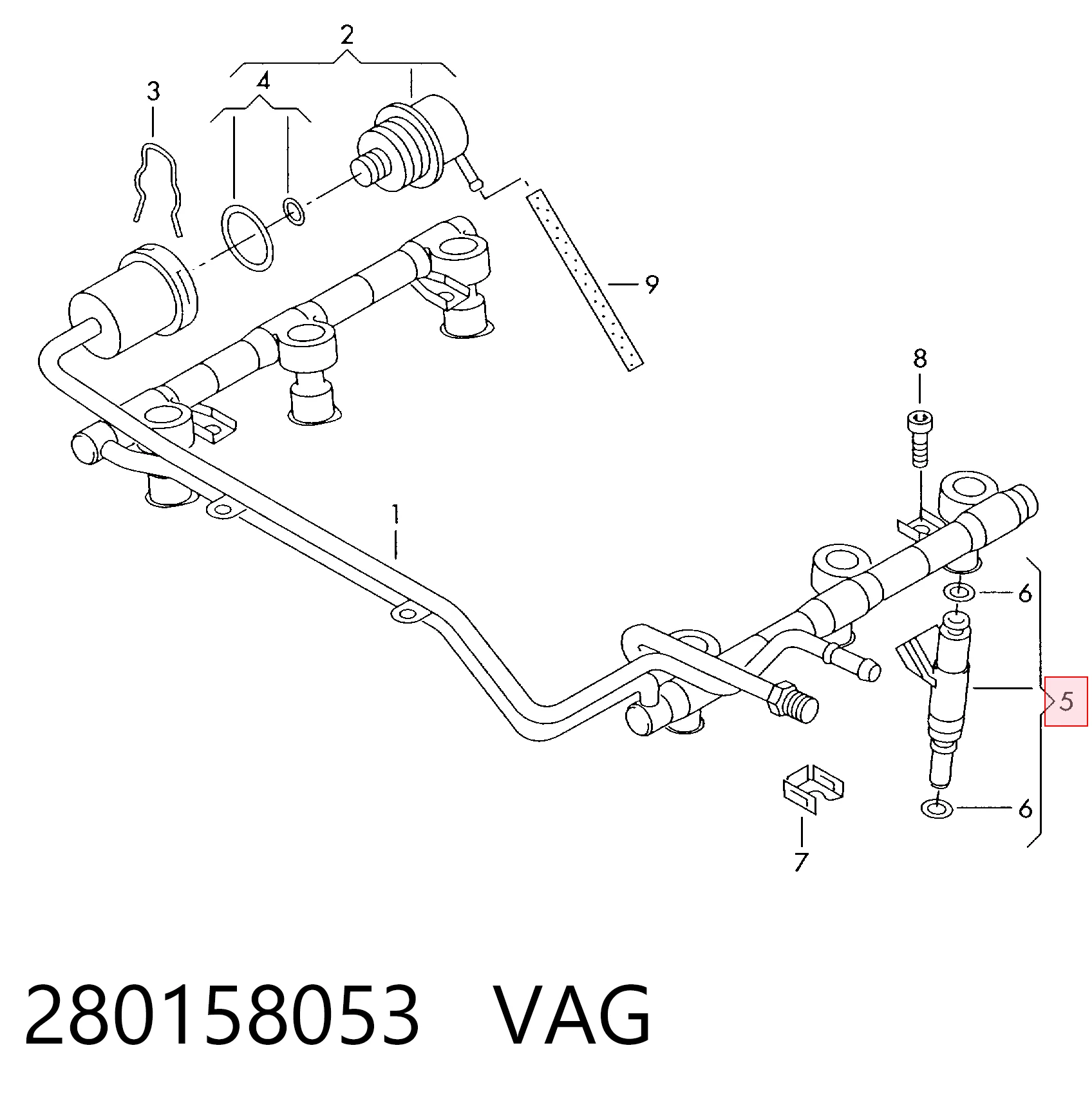 Купить 348300 VALEO Клапанная форсунка