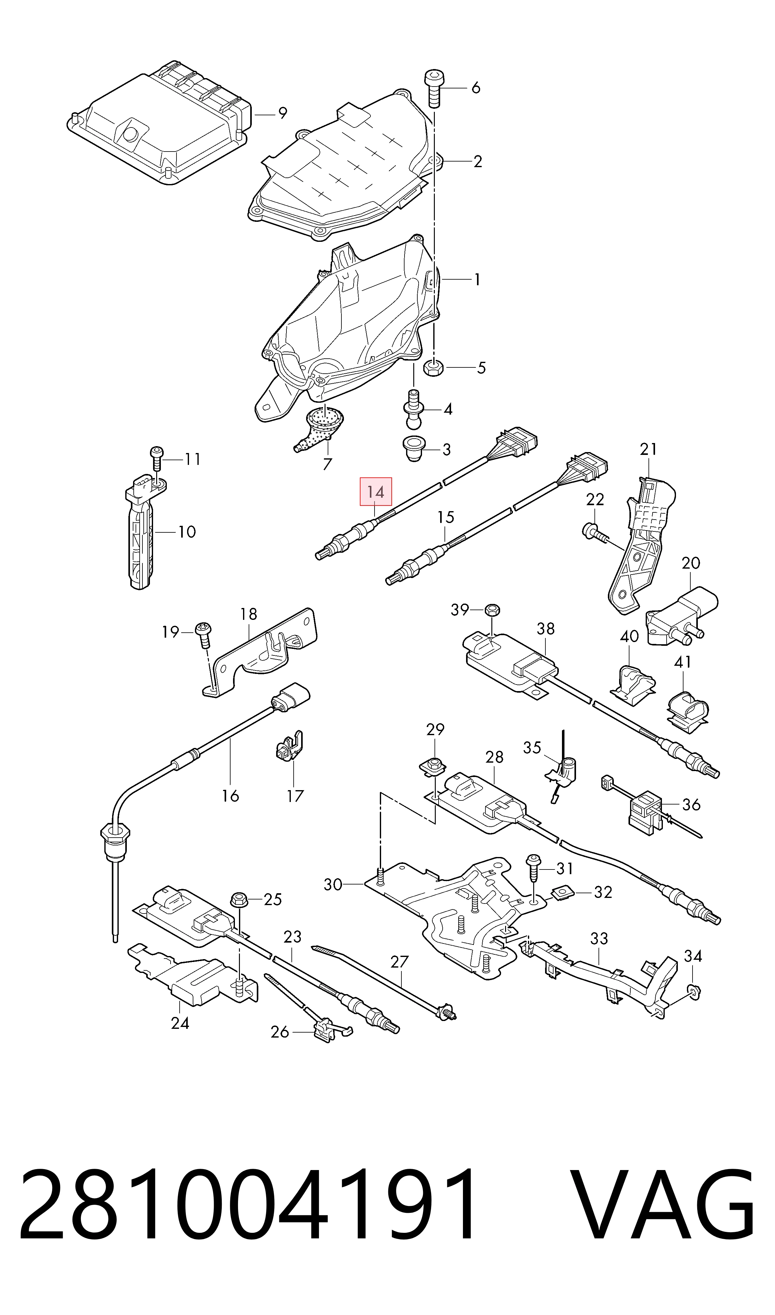 Датчик кислорода до катализатора 03L906262Q Bosch
