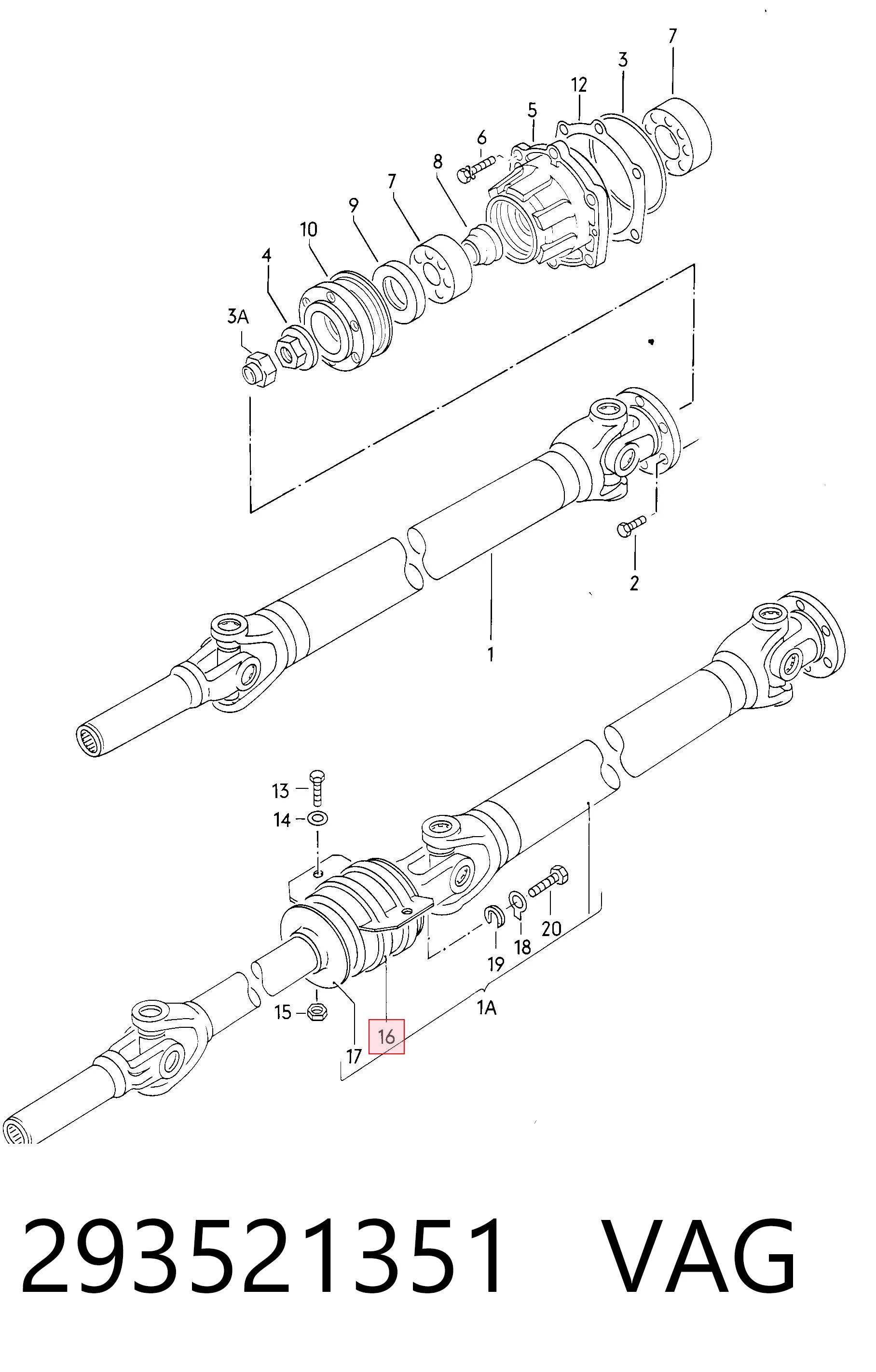 Карданный подшипник Formpart/Otoform 29521001S цена, от 29.23 USD