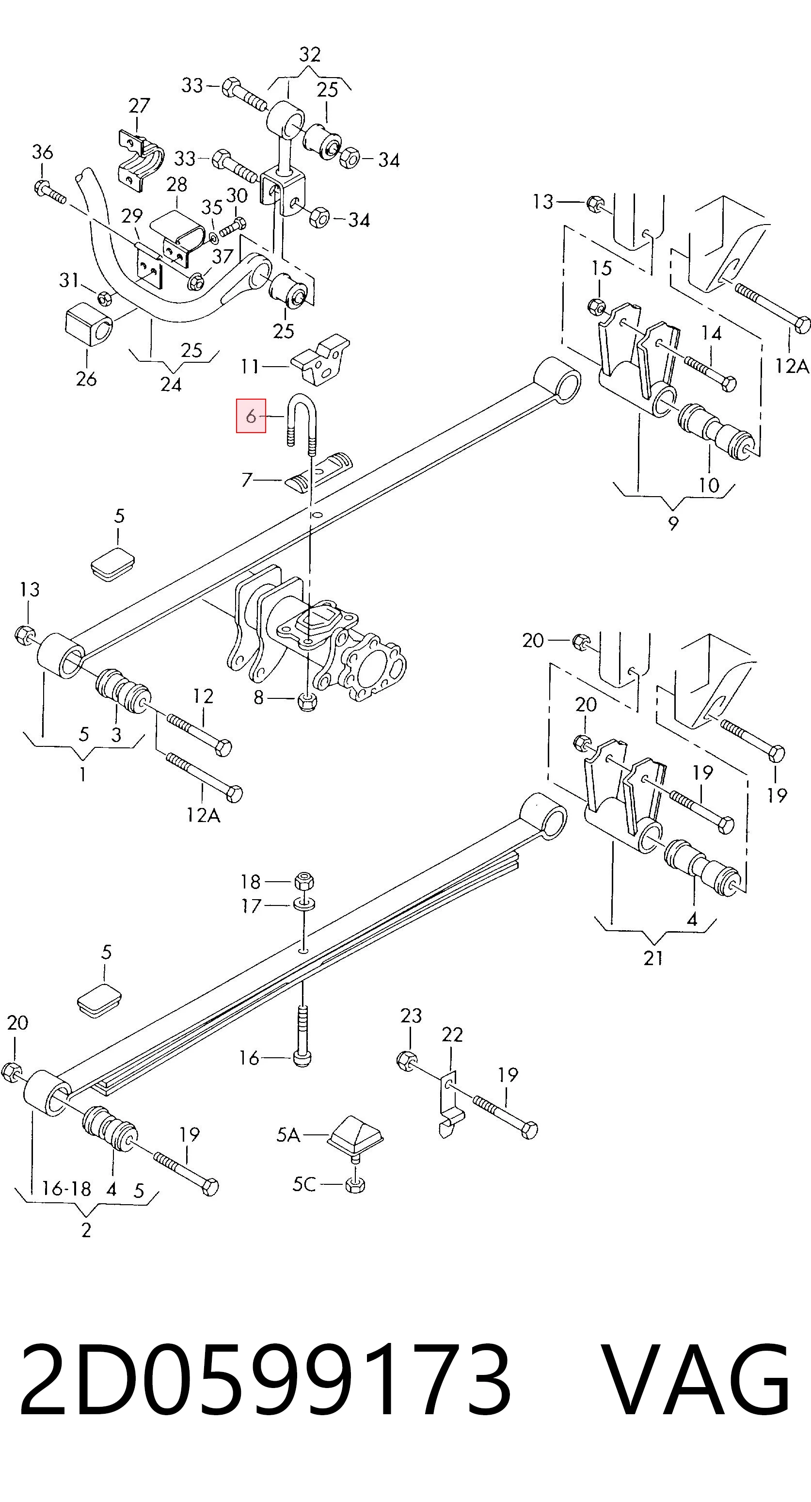 Стремянка рессоры 9013250747 ATP Auto Parts