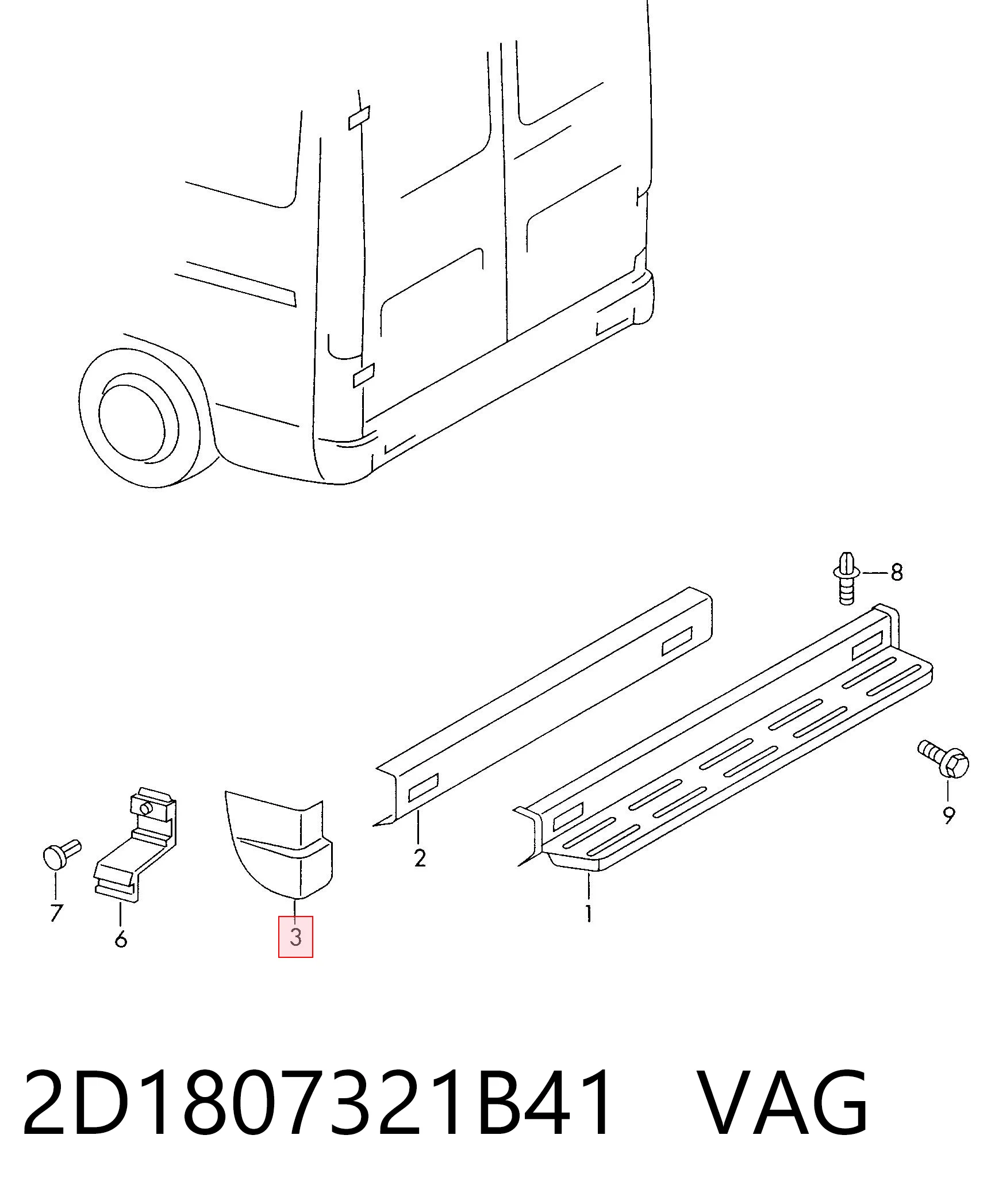 Угол бампера заднего левый Polcar 957197R цена, от 9.96 USD