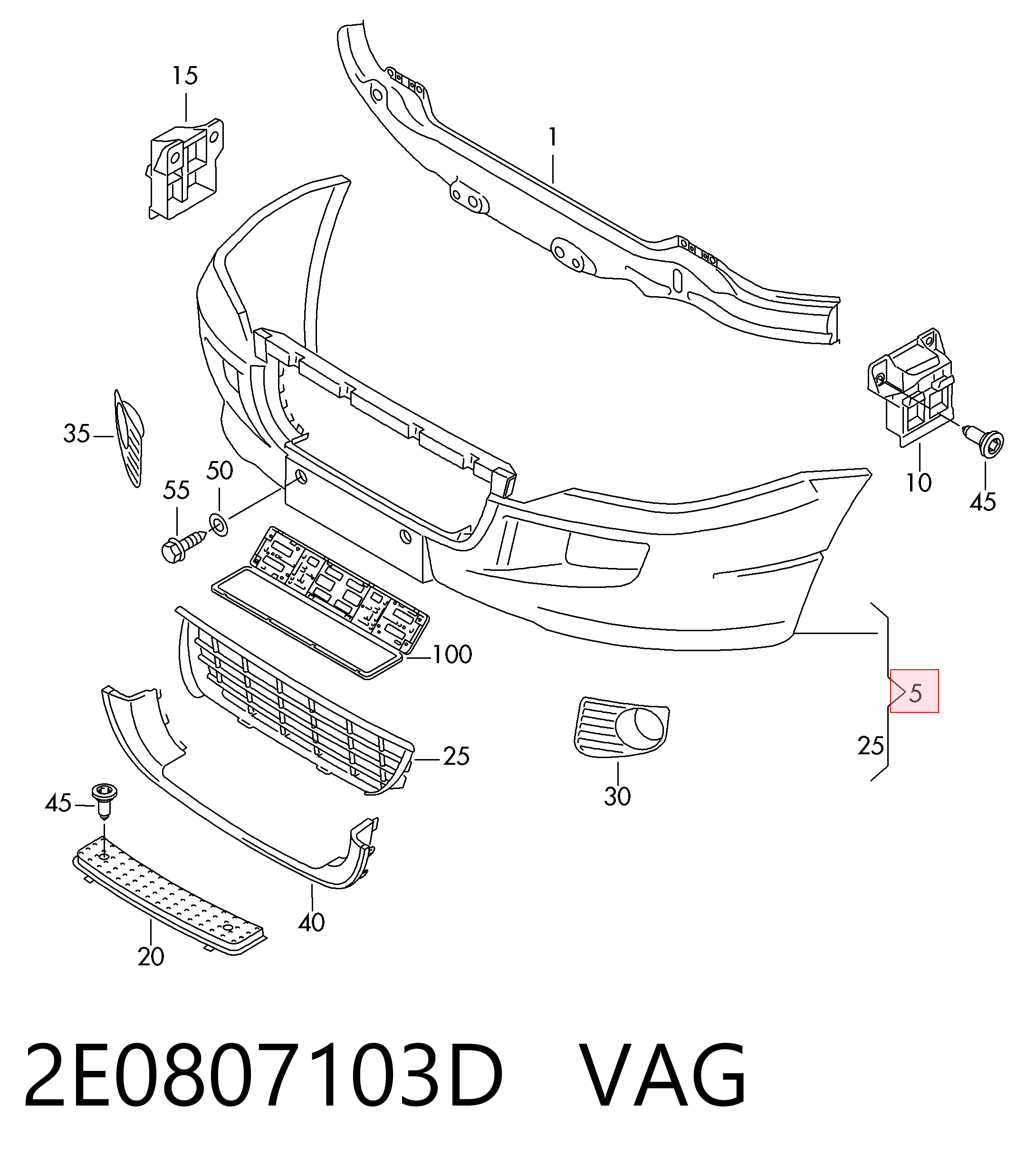 2E0807103D VAG