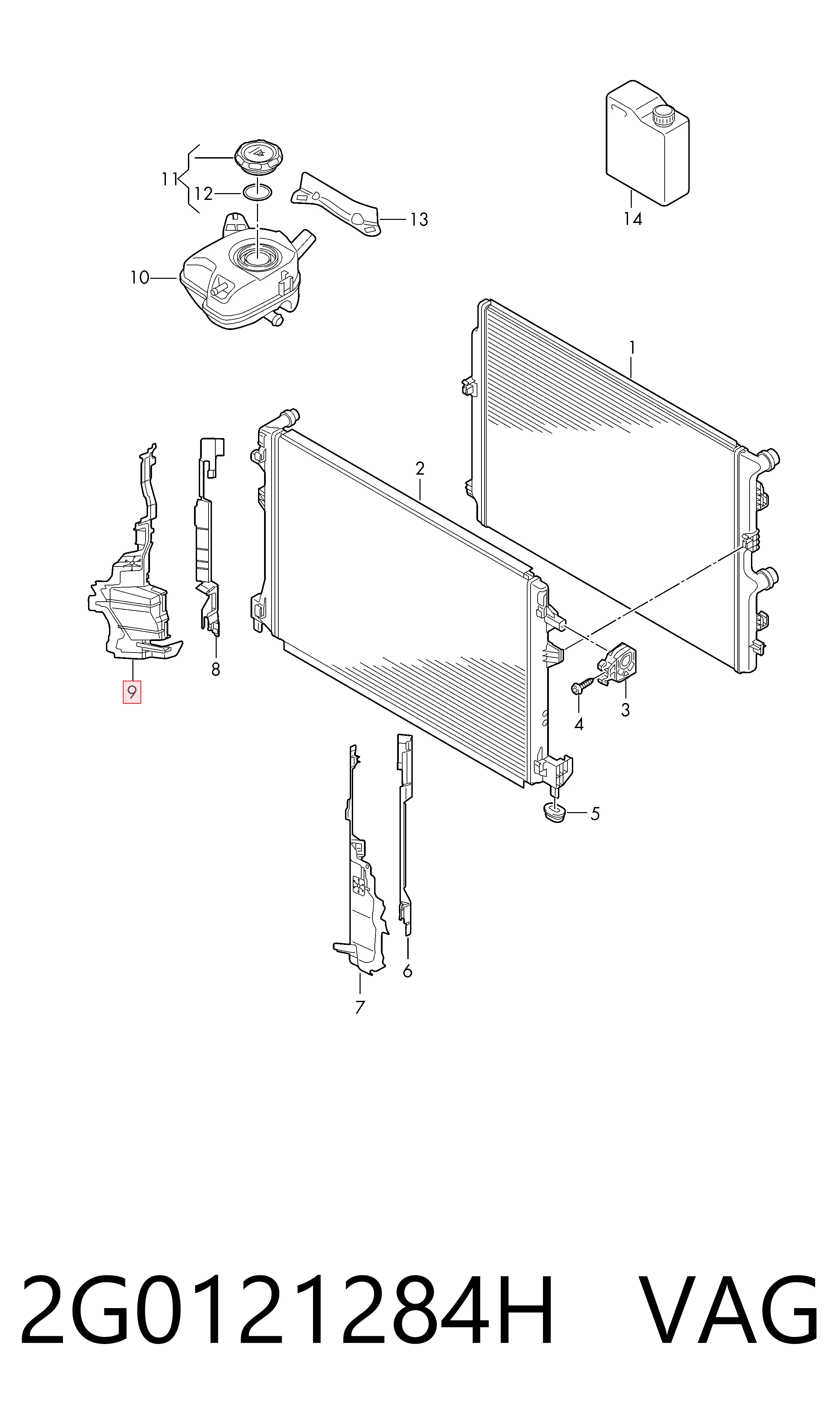  VAG 2G0121284H