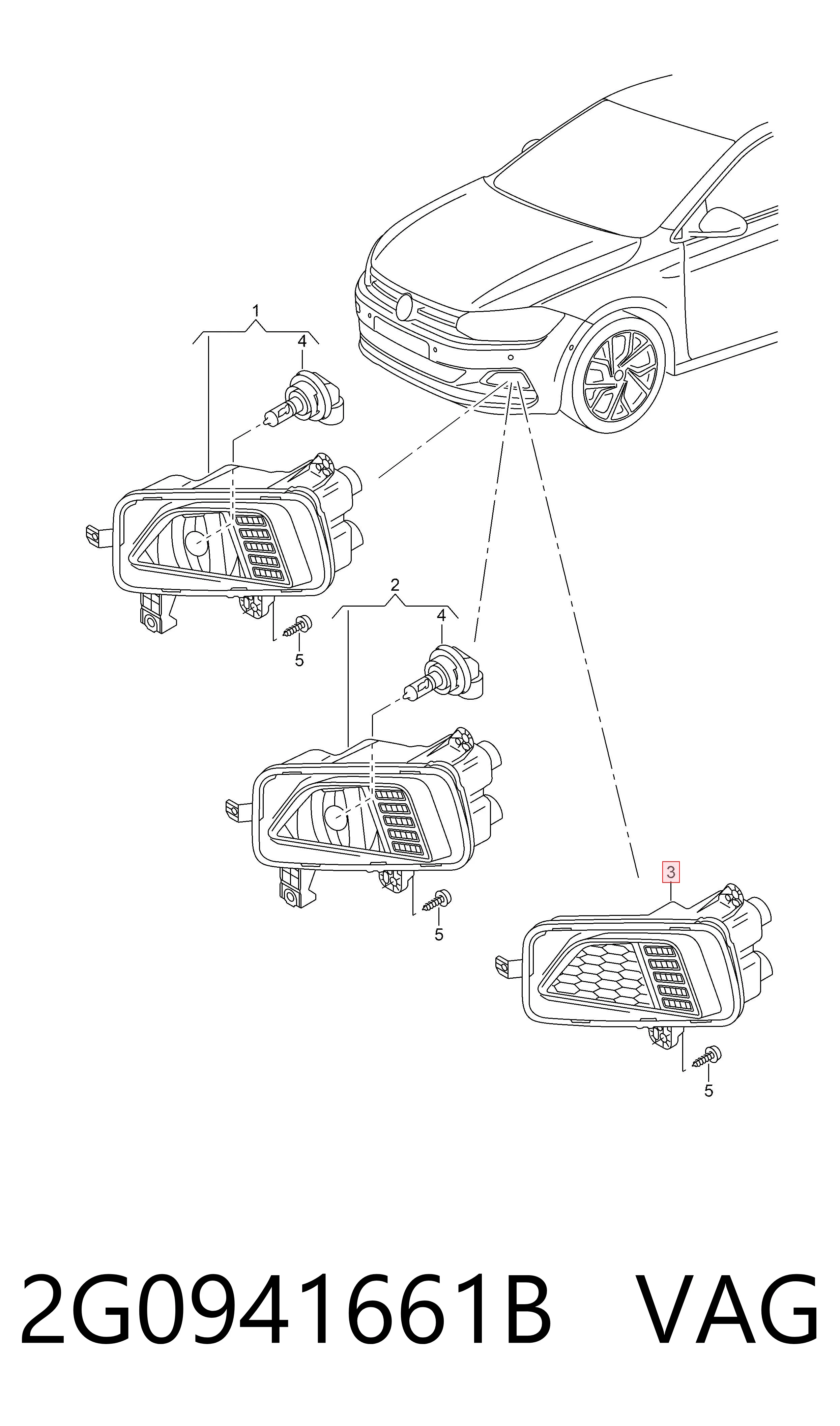  Фара противотуманная левая Volkswagen Polo 6