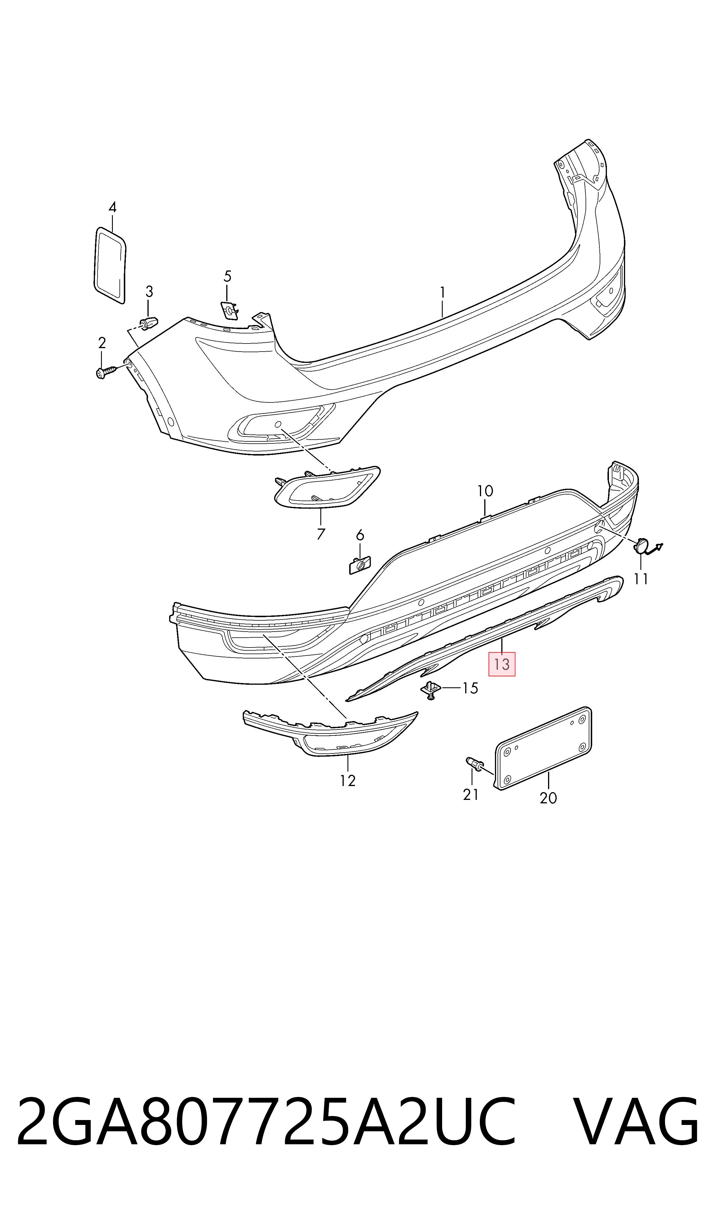 2GA807725A2UC VAG 