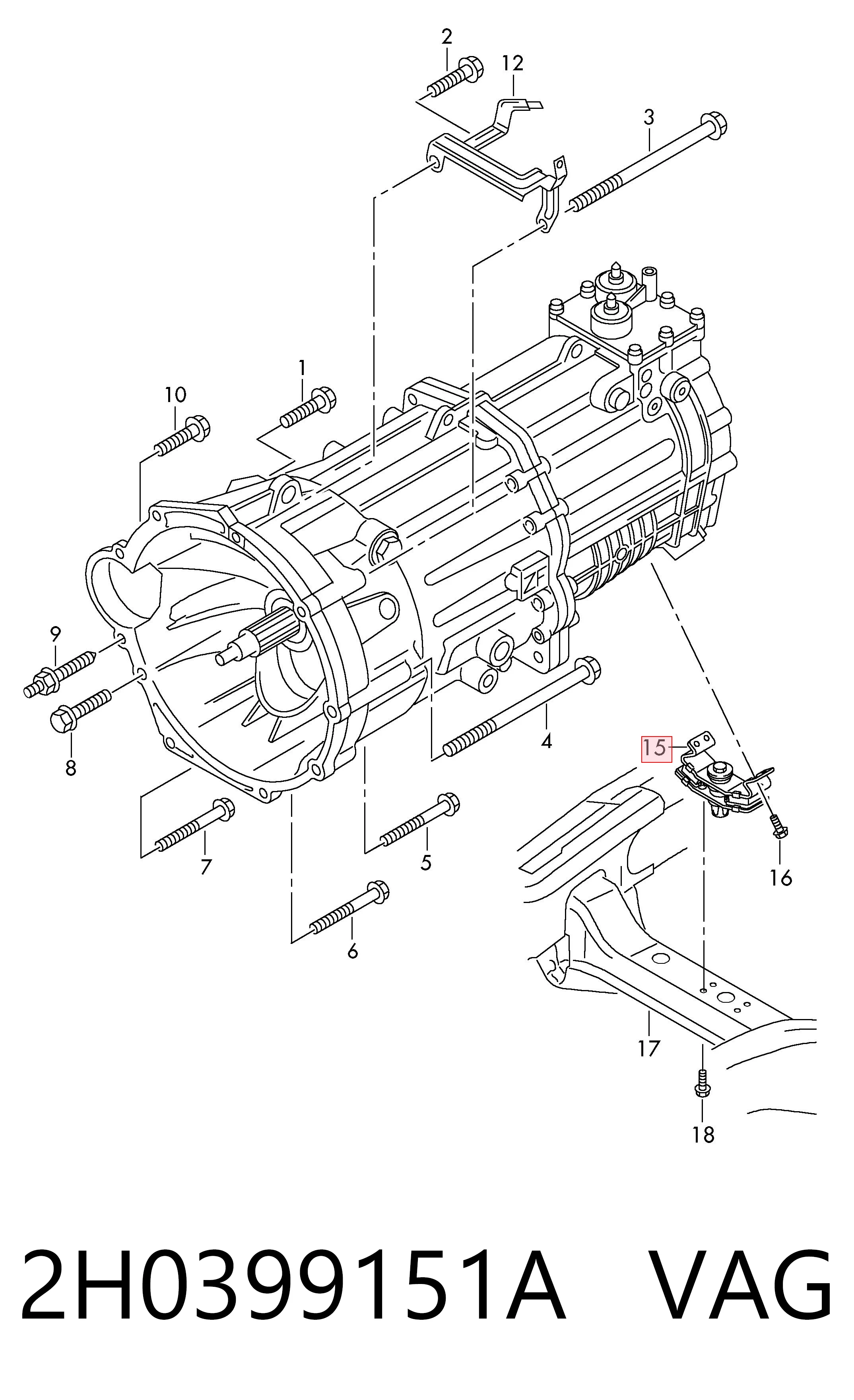 Подушка коробки передач Volkswagen AMAROK пикап (2HA, 2HB, S1B, S6B, S7A, S7B) (2010 - 2026) цена, от 49.56 USD