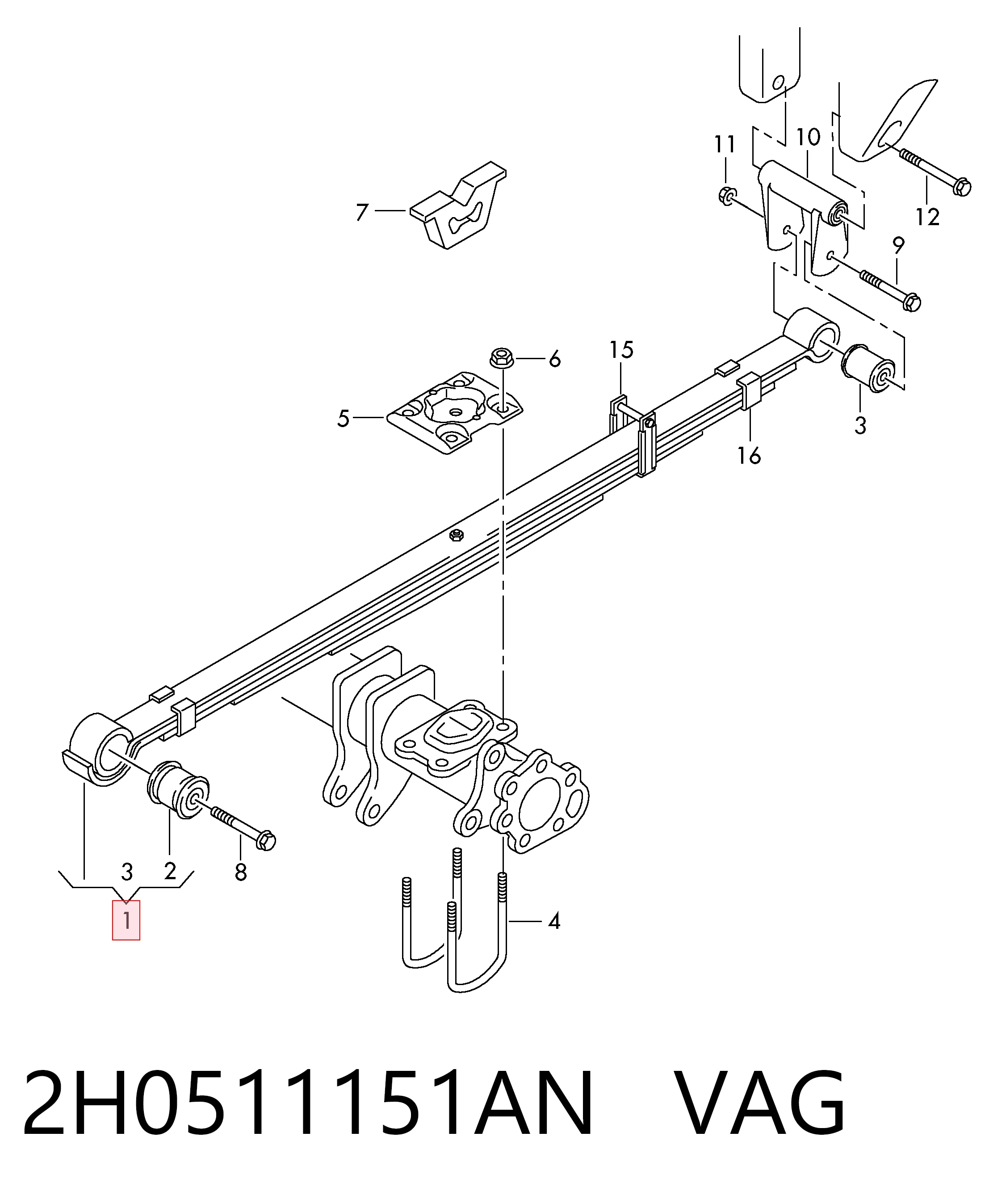 2H0511151AN VAG 
