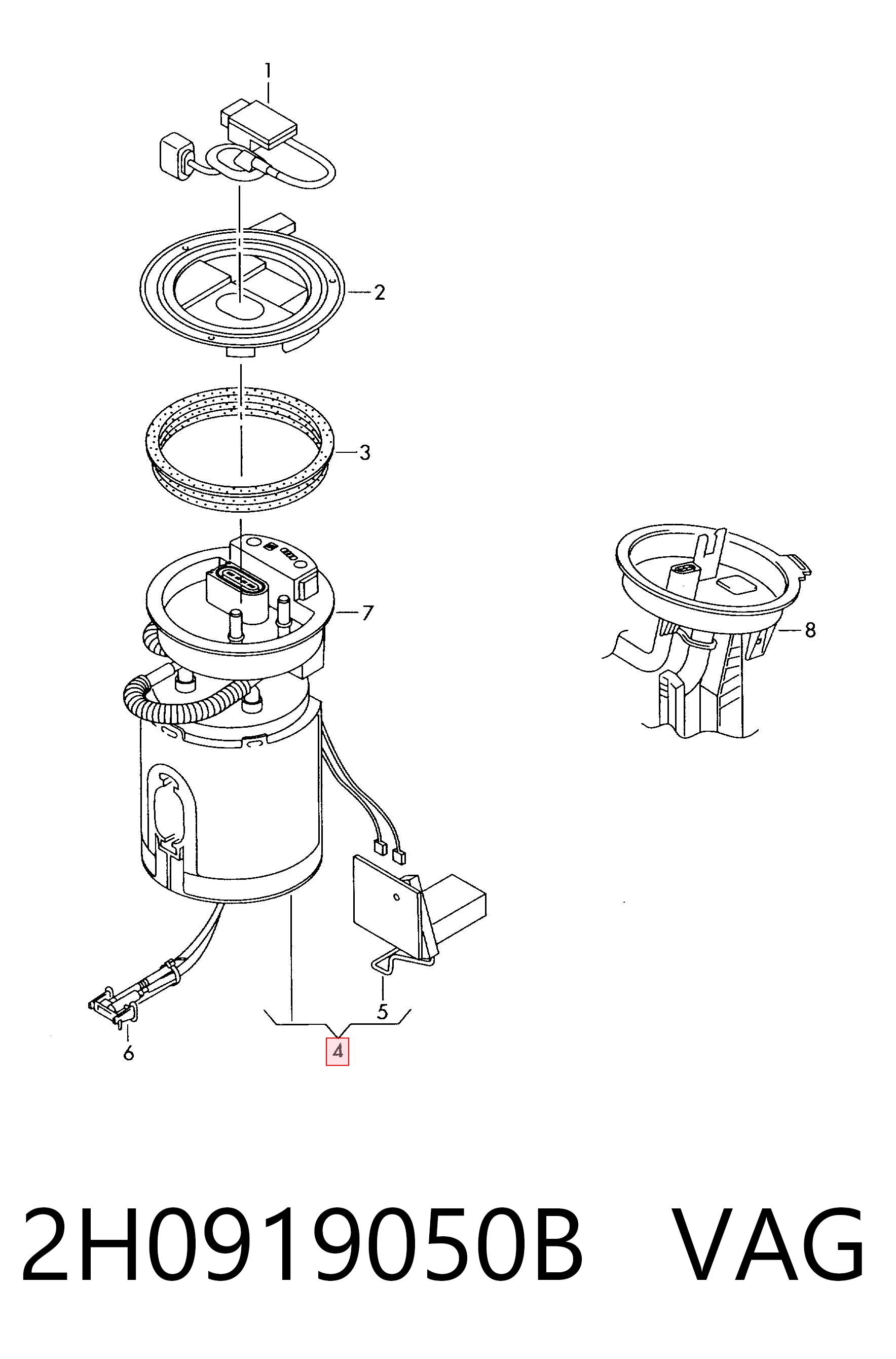 Модуль бензонасоса Magneti Marelli MAM00271M цена, от 113.25 USD