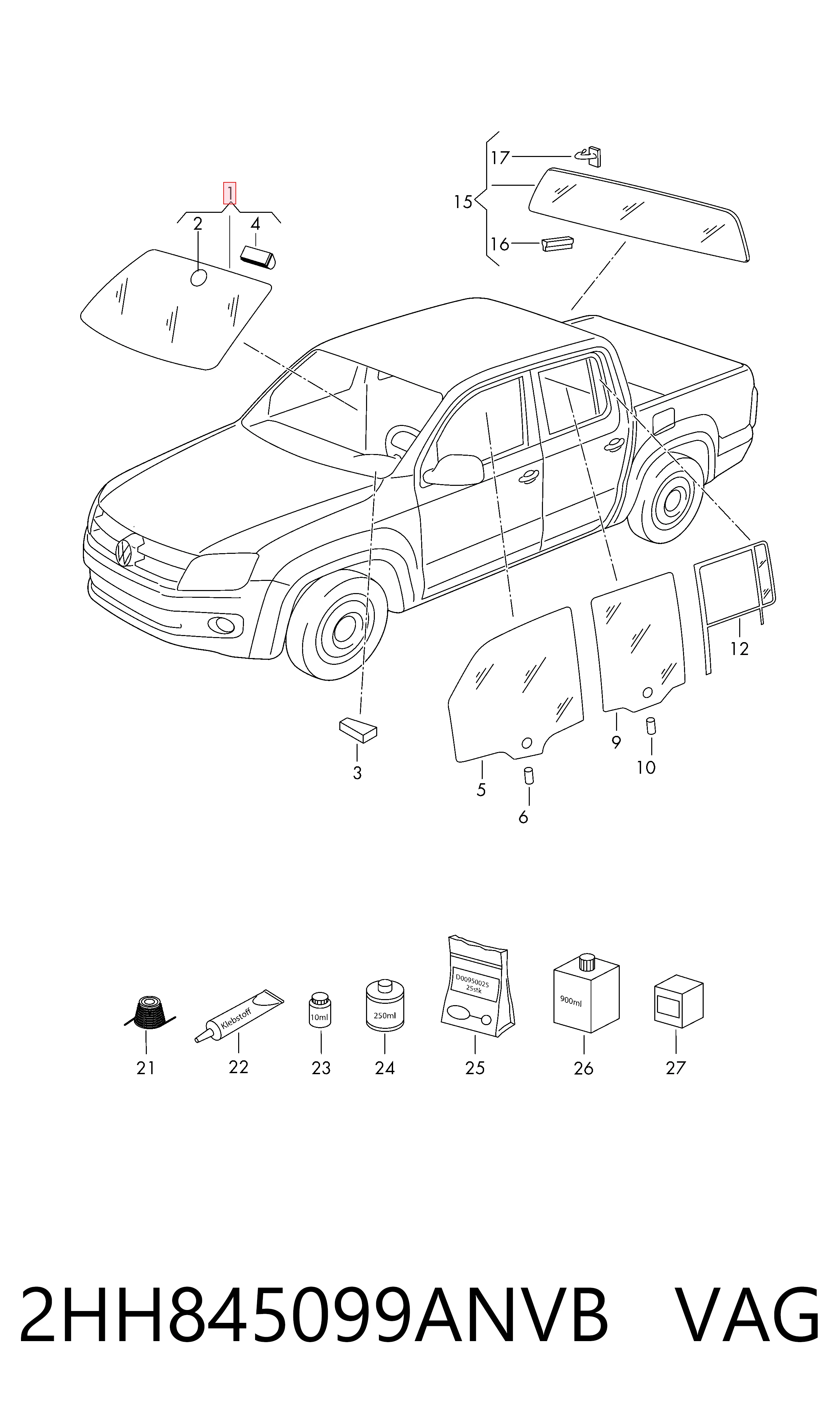 AB77573A Pilkington Автостекло