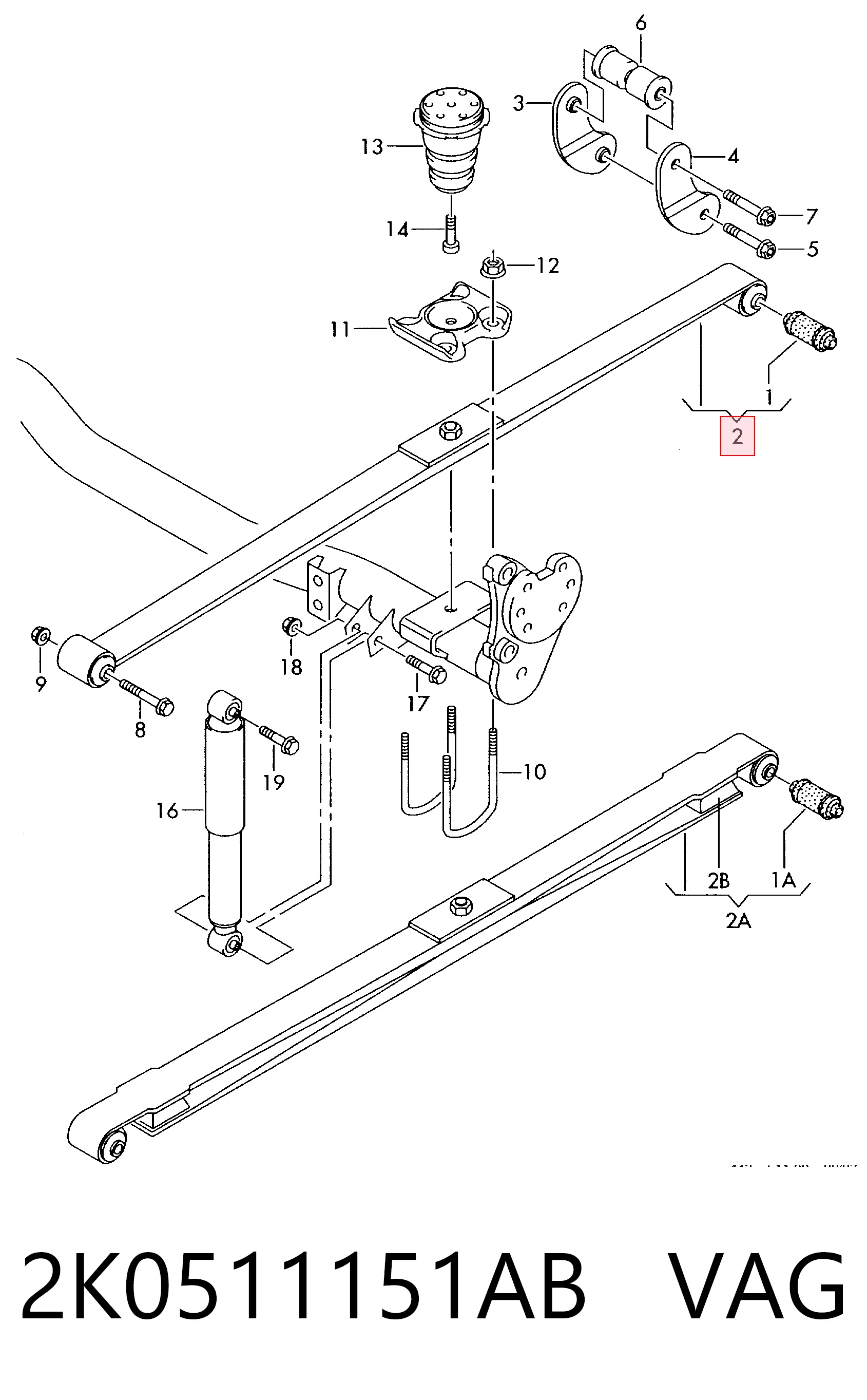 2K0511151AB VAG 