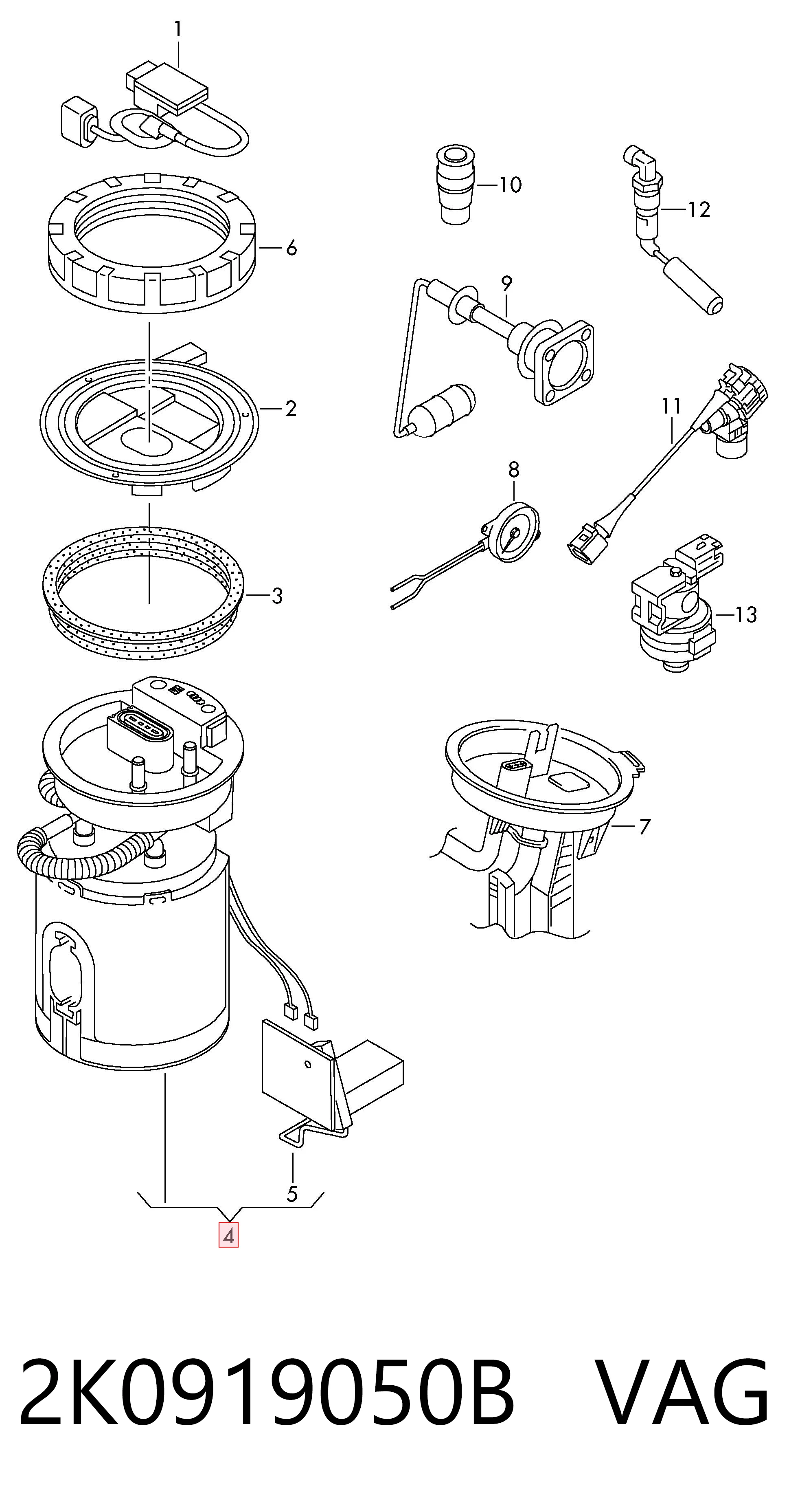 Модуль бензонасоса Magneti Marelli MAM00276M цена, от 80.95 USD