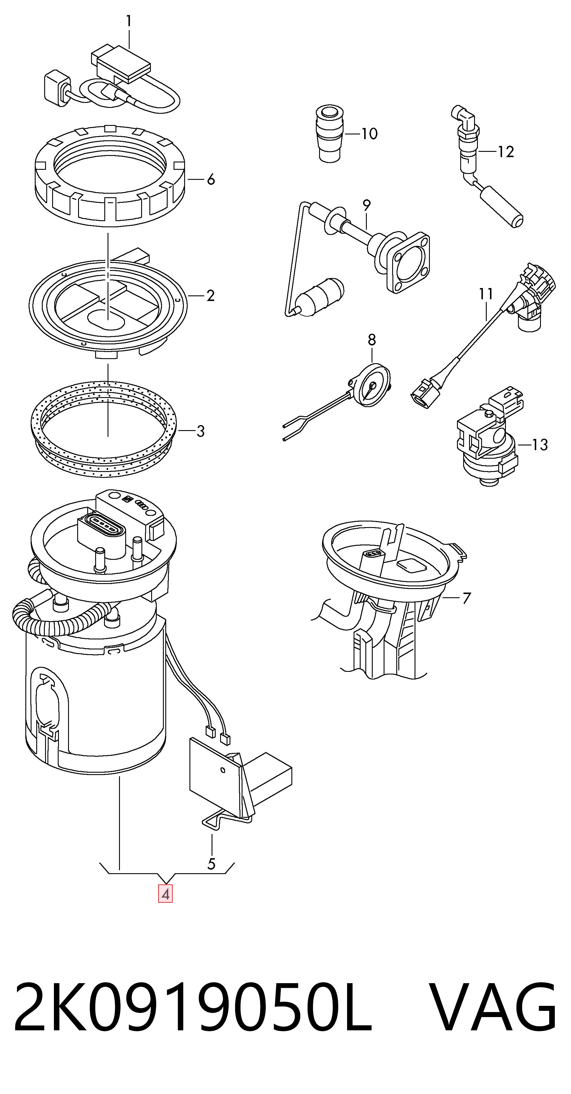 Купить MAM00276M Magneti Marelli Модуль топливного насоса