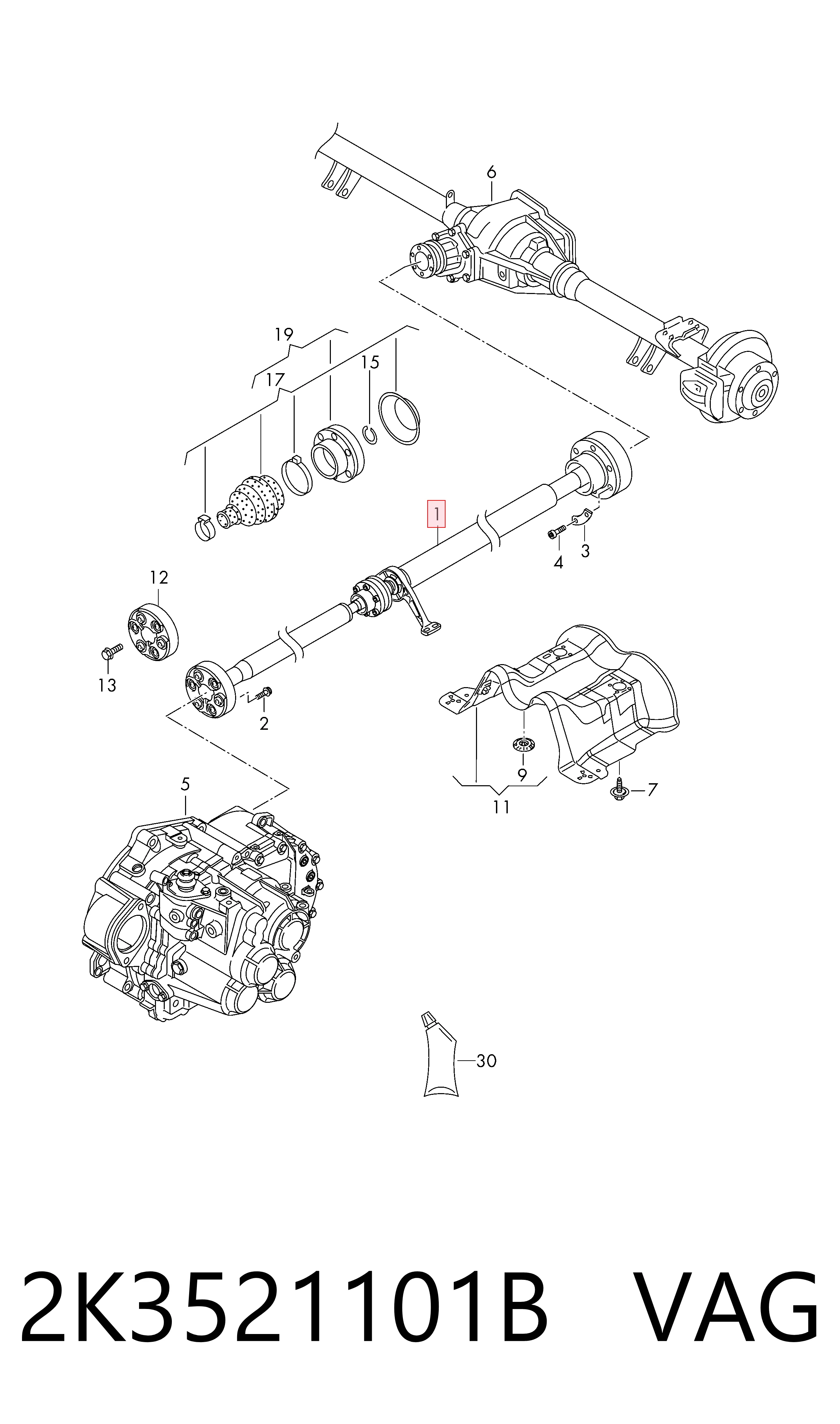 2K3521101B VAG 