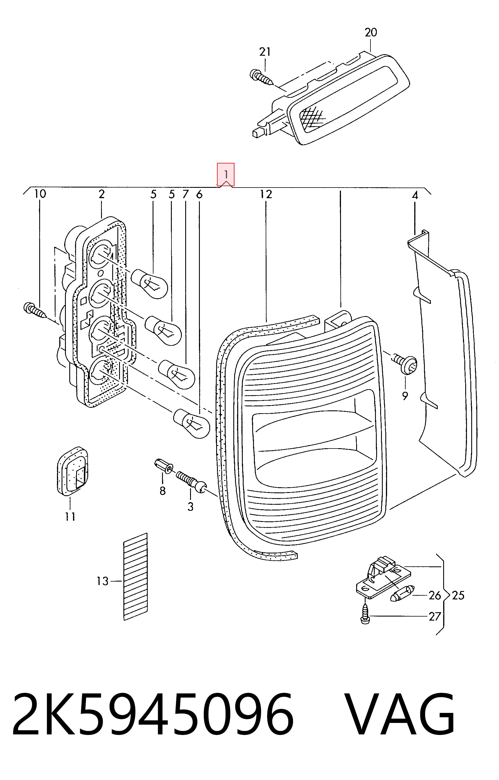 Купить MRS611544 Mars Tech Задняя правая фара