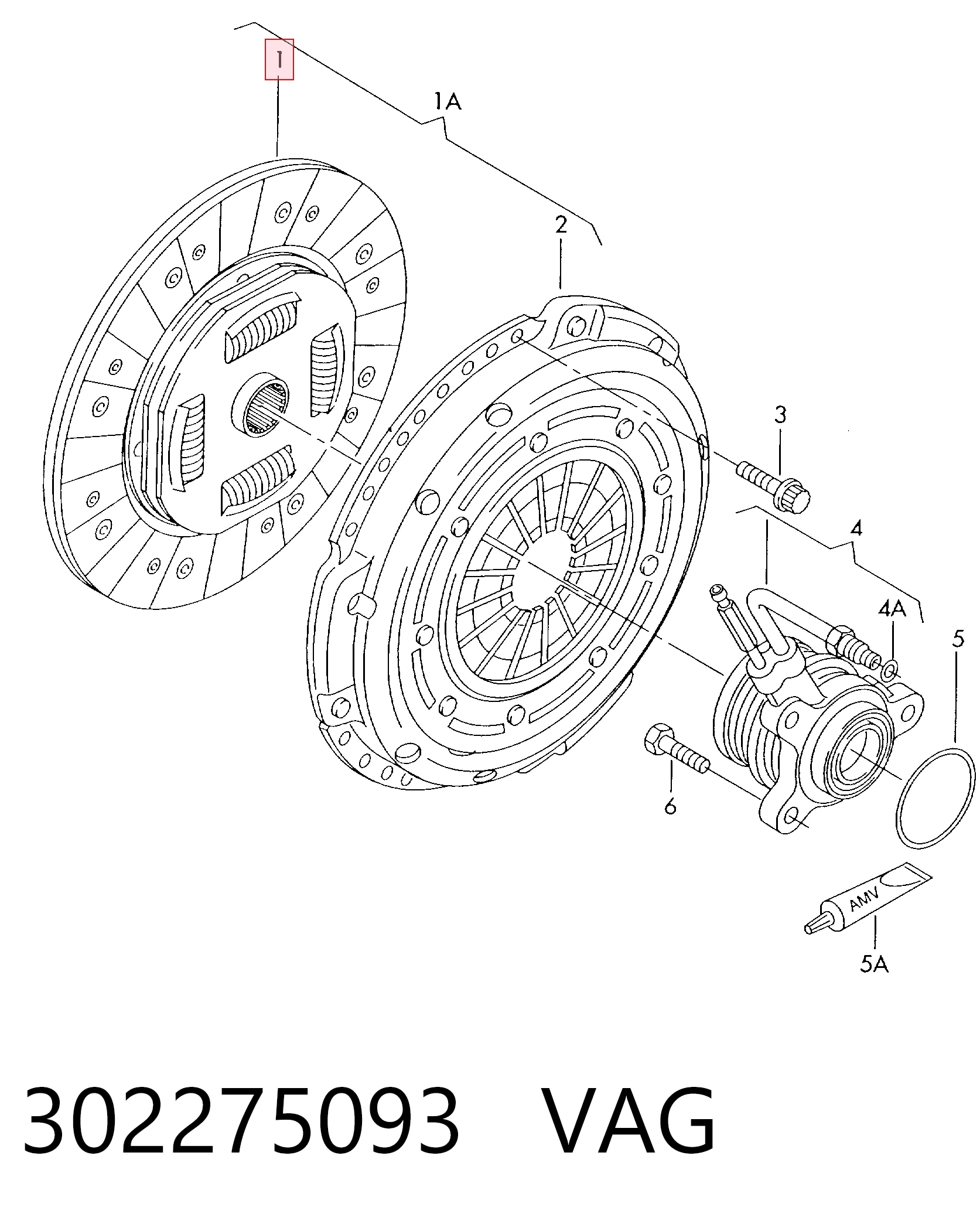 Купить DC159 Kamoka Диск сцепления