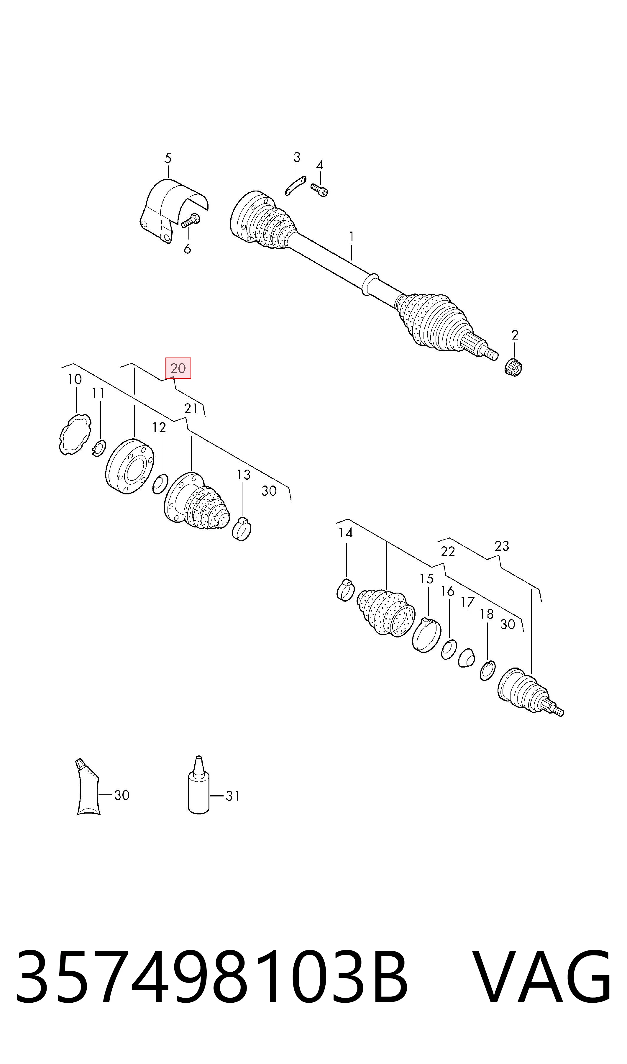 Купить 0022545 GKN-Spidan ШРУС внутренний