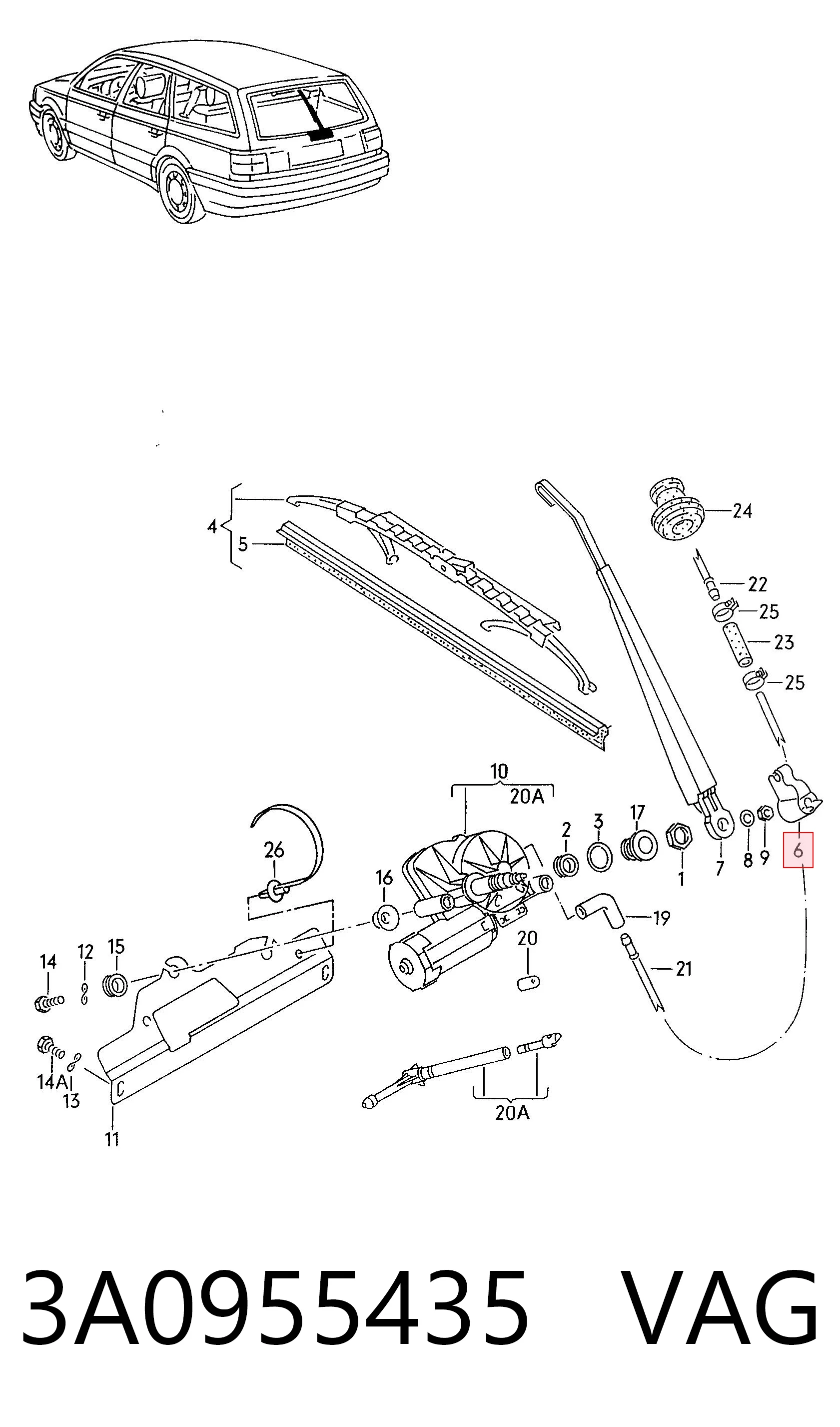 3A0955435 VAG 