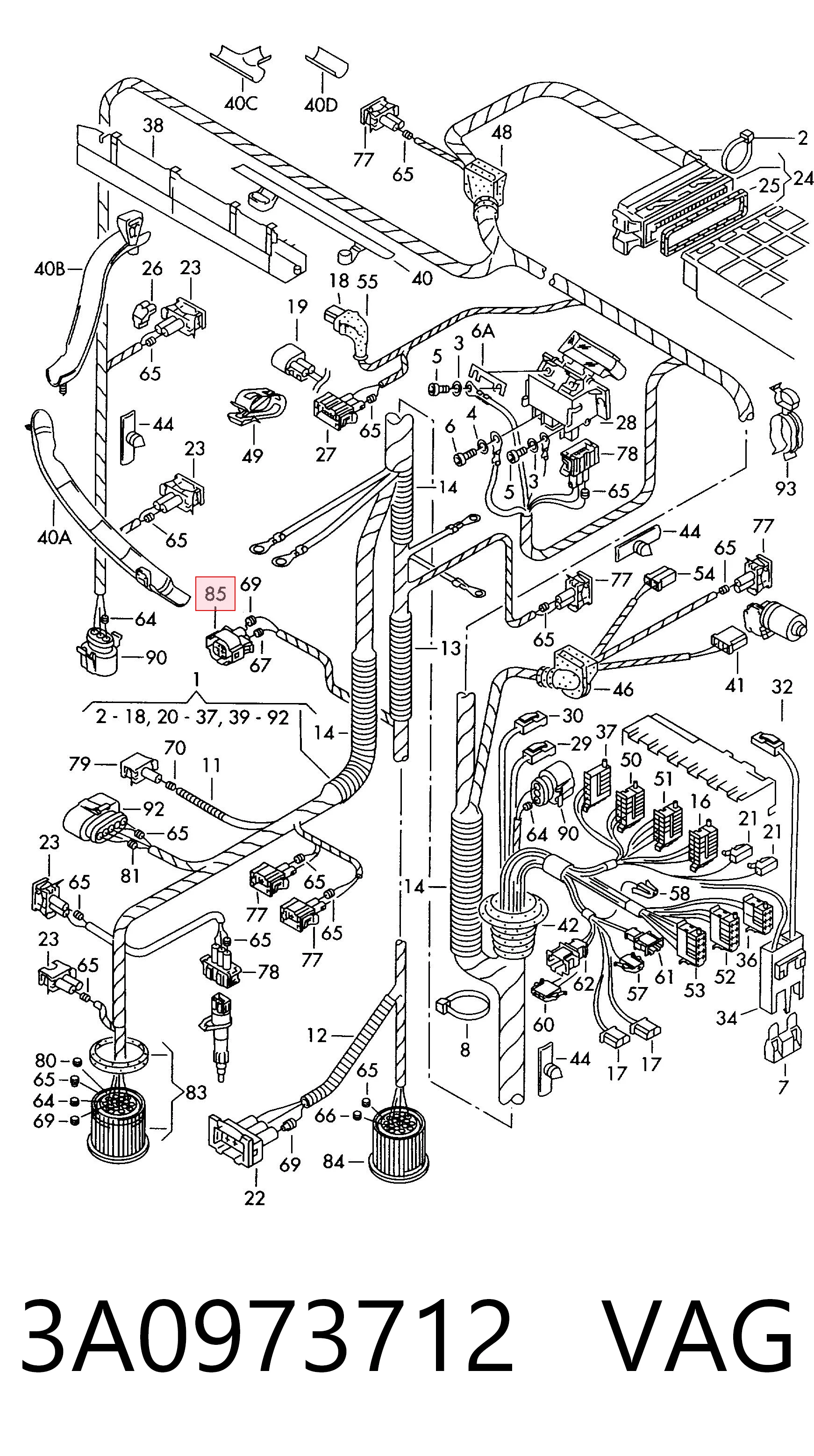 3A0973712 VAG 