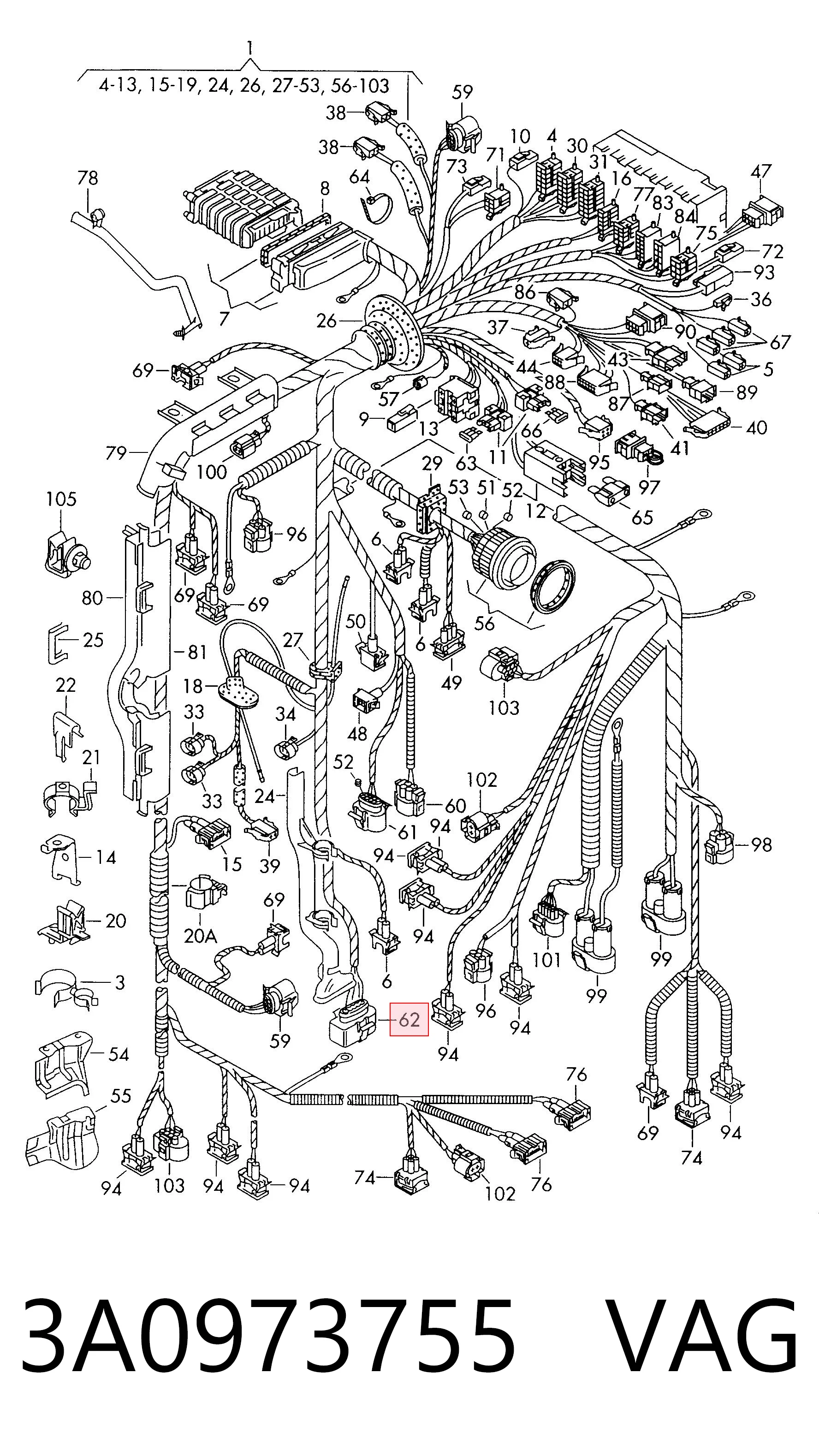3A0973755 VAG 