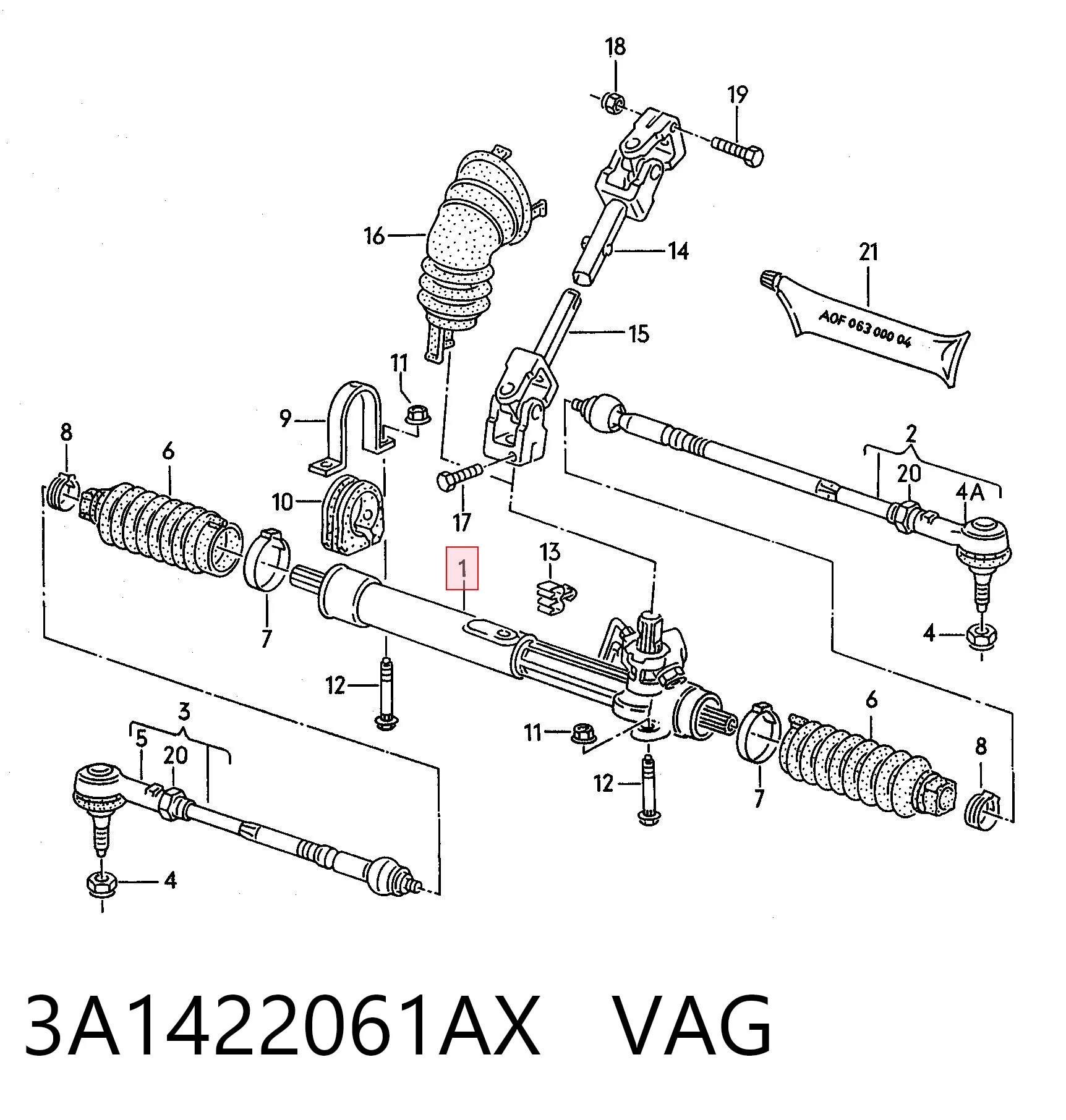 Купить SGA465L Lenco Рулевая рейка