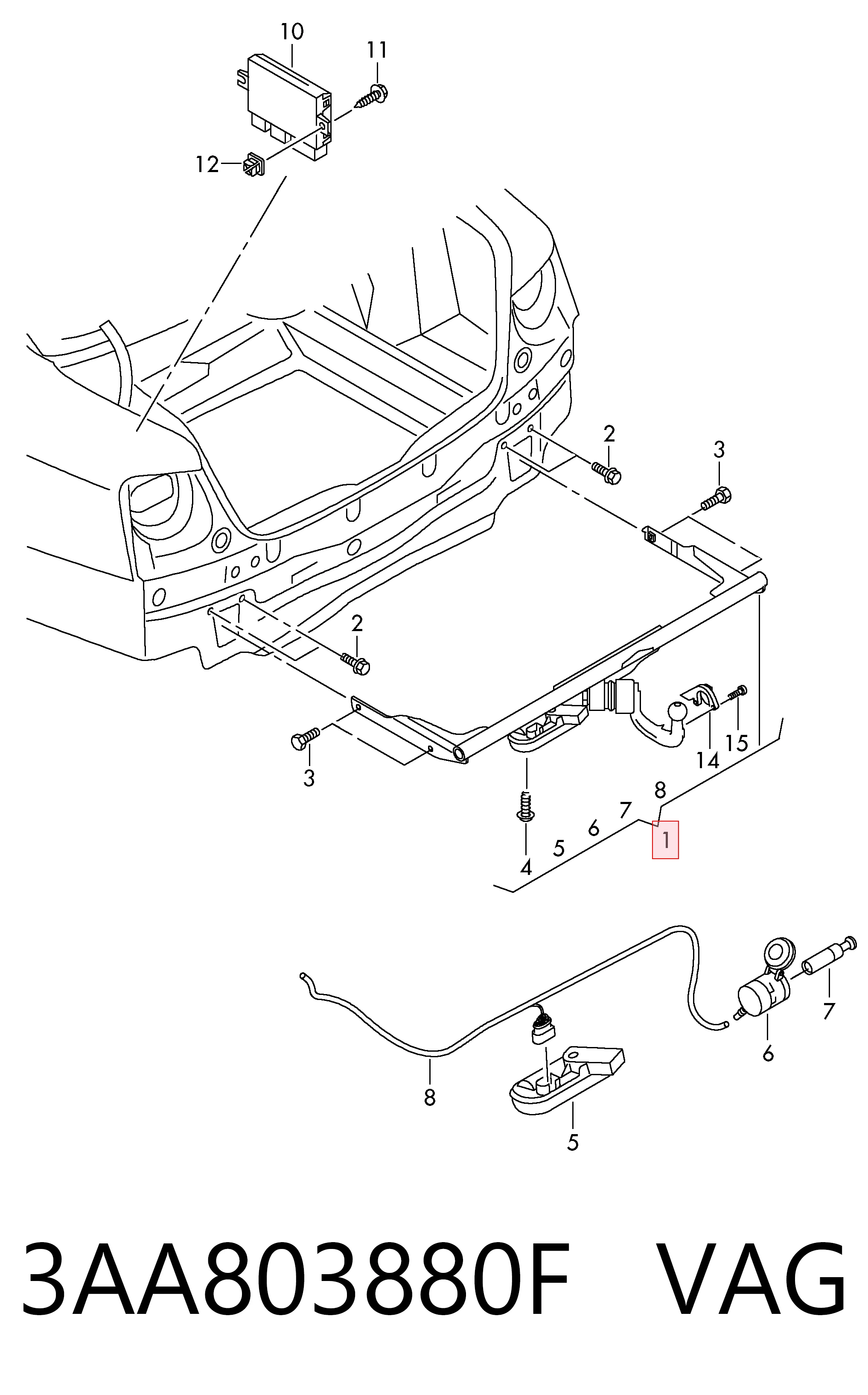 Прицепное на Volkswagen Passat B7 362