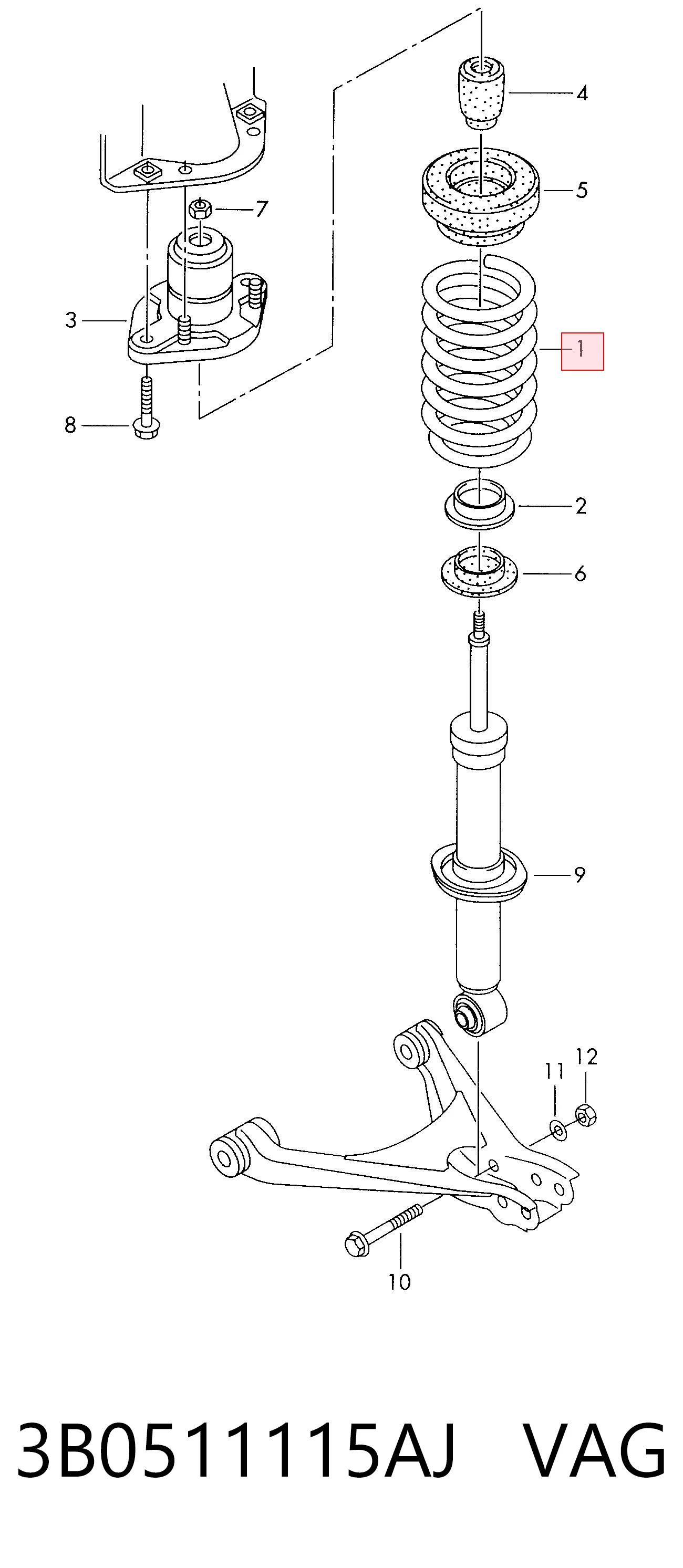 3B0511115AJ VAG
