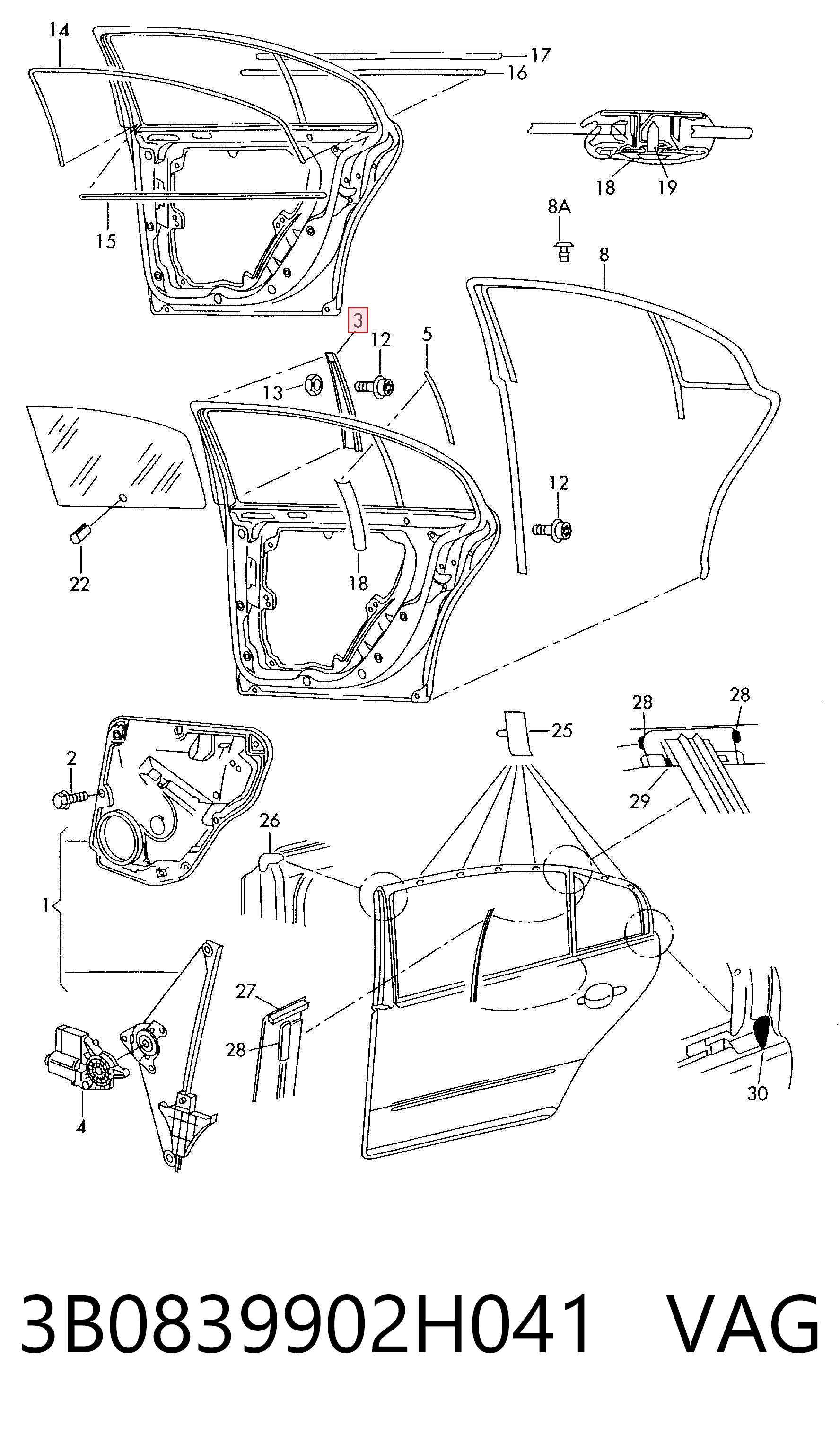 3B0839902H041 VAG 