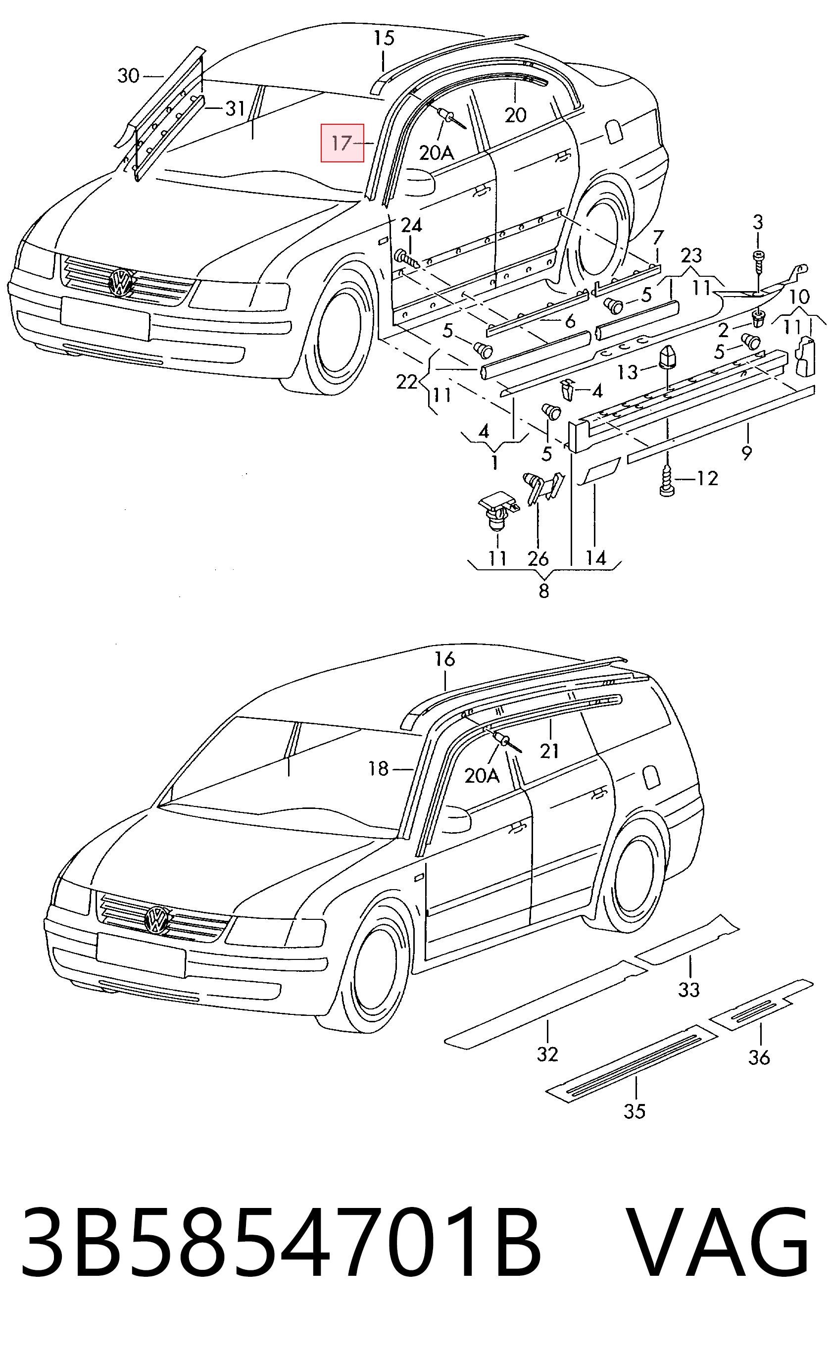 3B5854701B VAG 