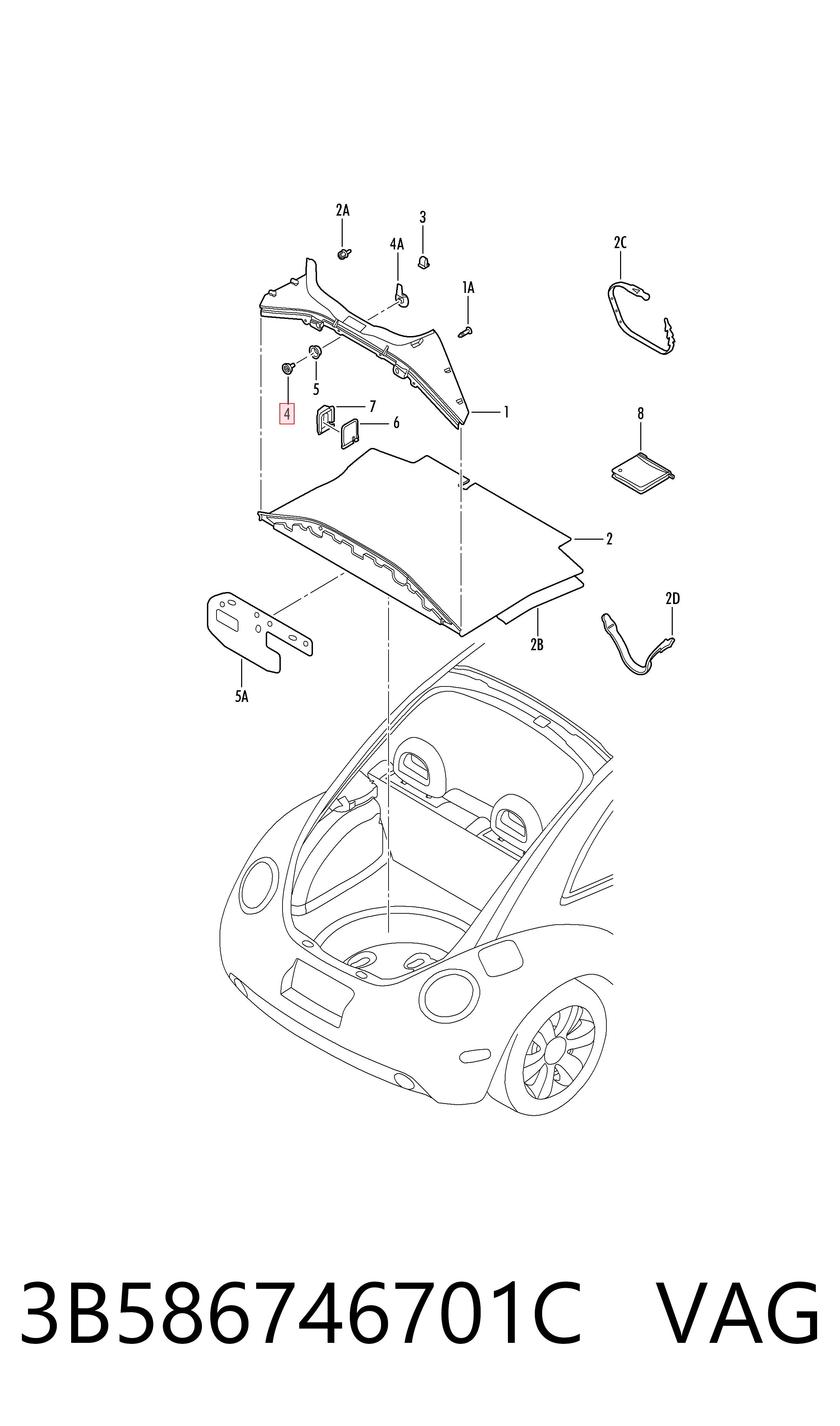 3B586746701C VAG 