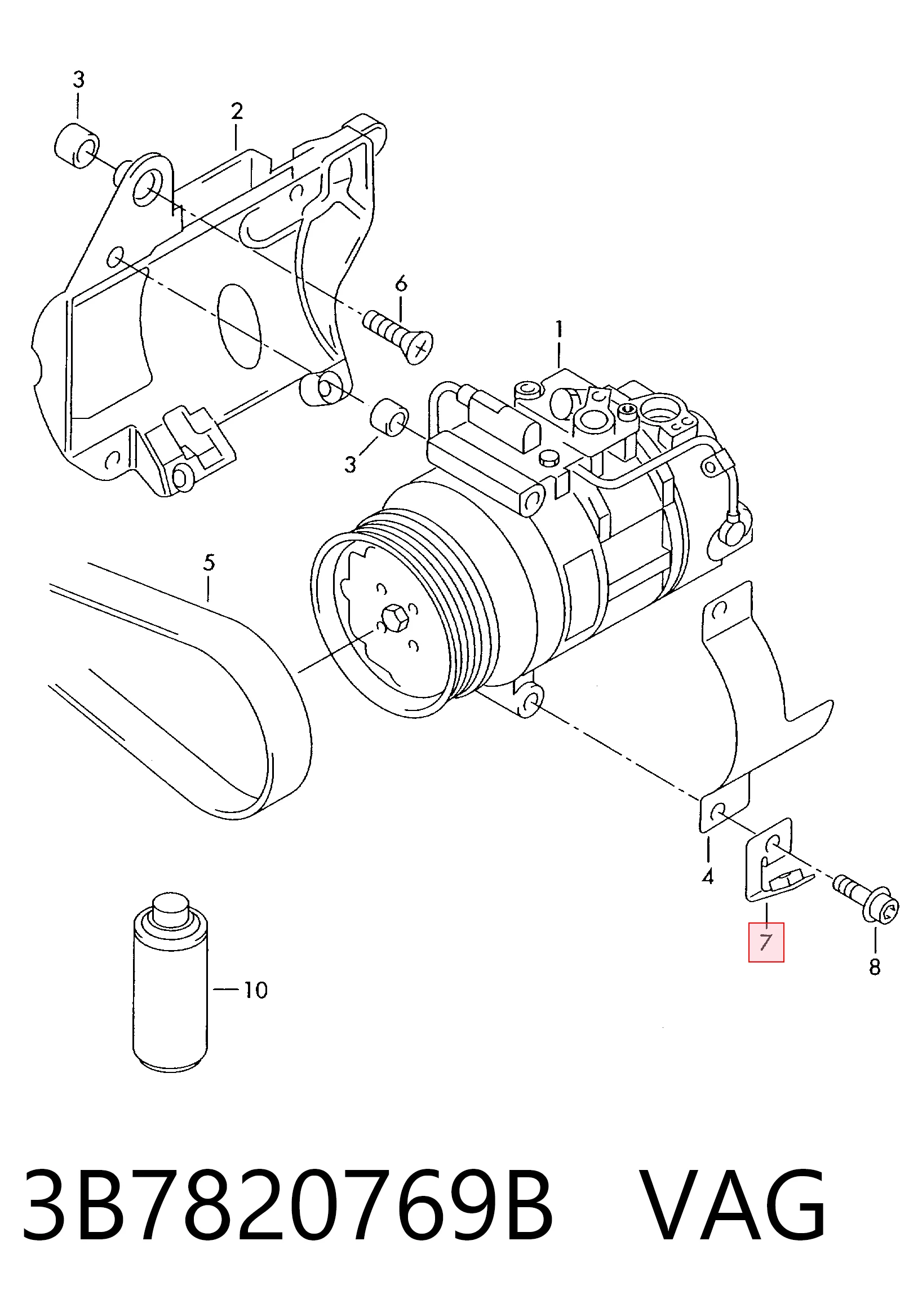 3B7820769B VAG