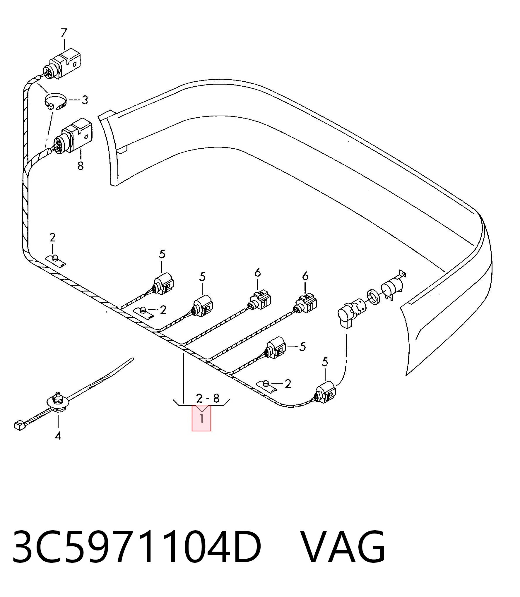 3C5971104D VAG 