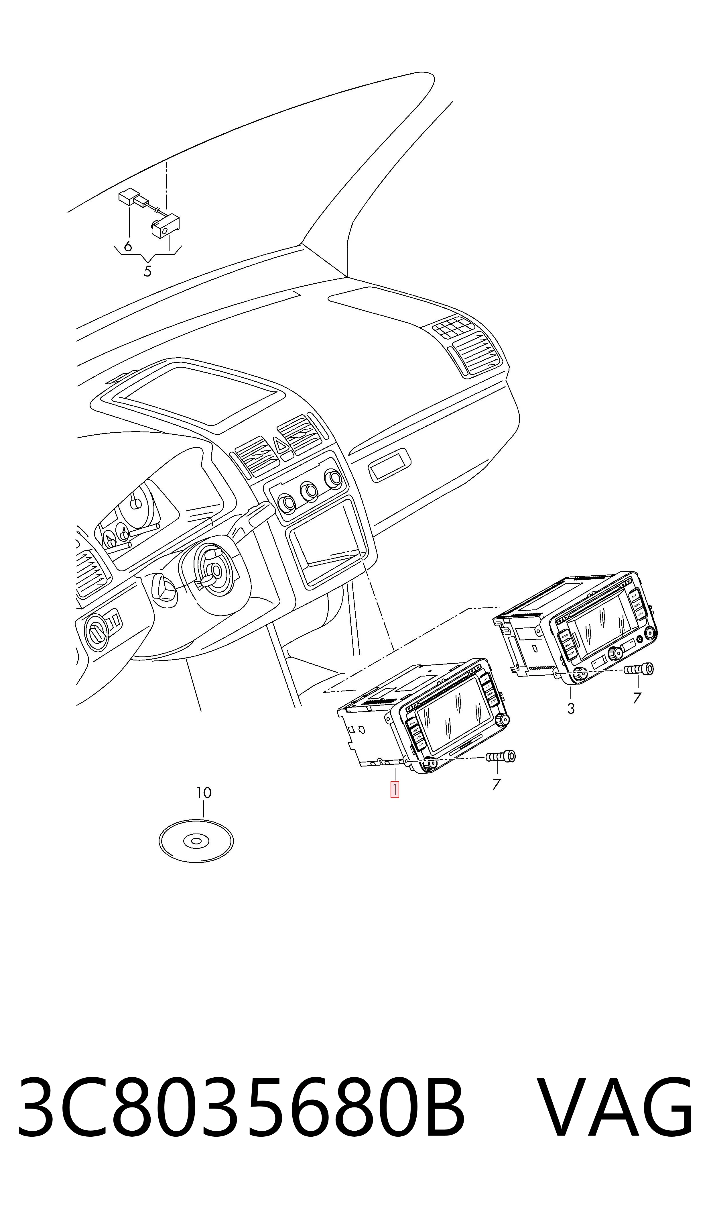3C8035680B VAG